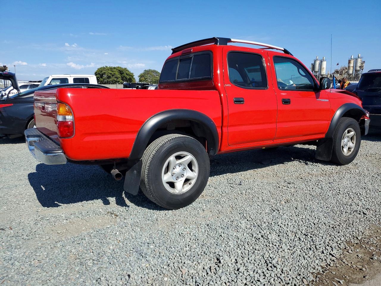2002 Toyota Tacoma Double Cab Prerunner Red vin: 5TEGN92N22Z019746