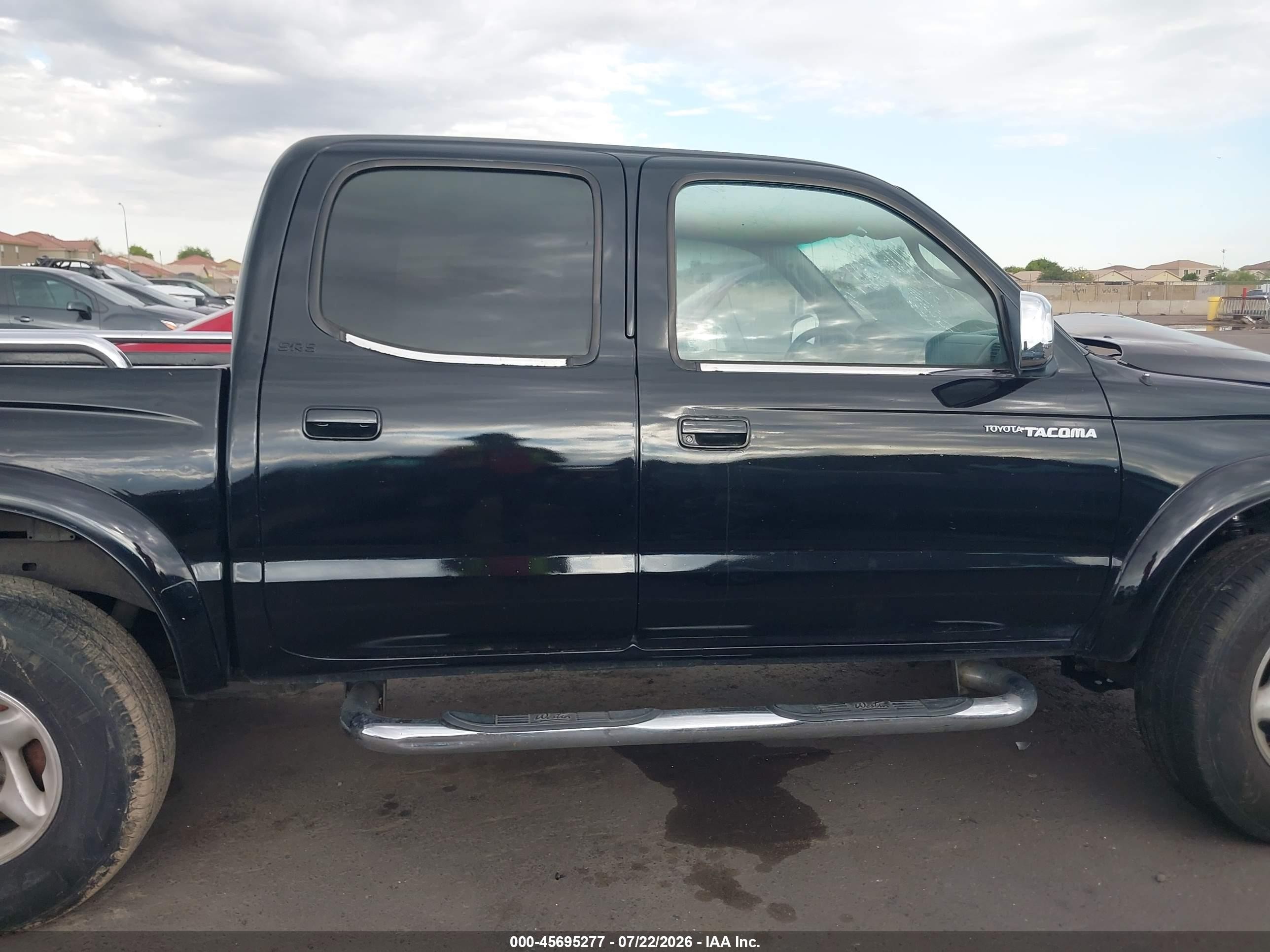 2002 Toyota Tacoma Prerunner V6 Black vin: 5TEGN92N22Z082975