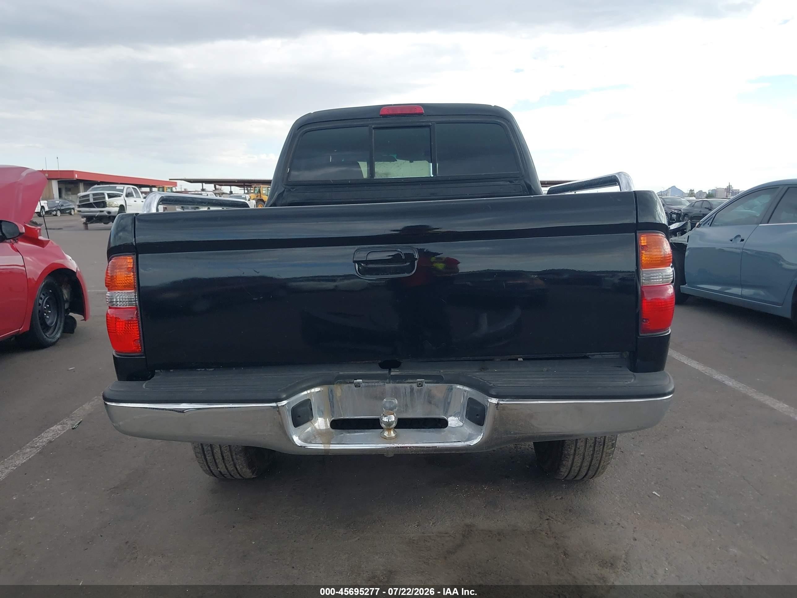 2002 Toyota Tacoma Prerunner V6 Black vin: 5TEGN92N22Z082975