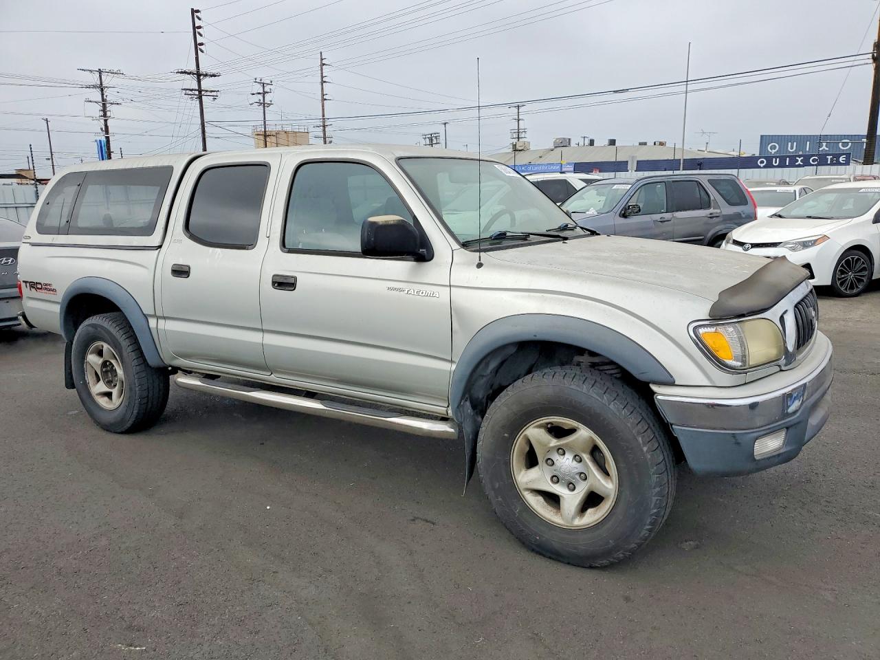 2003 Toyota Tacoma Double Cab Prerunner Silver vin: 5TEGN92N23Z213517