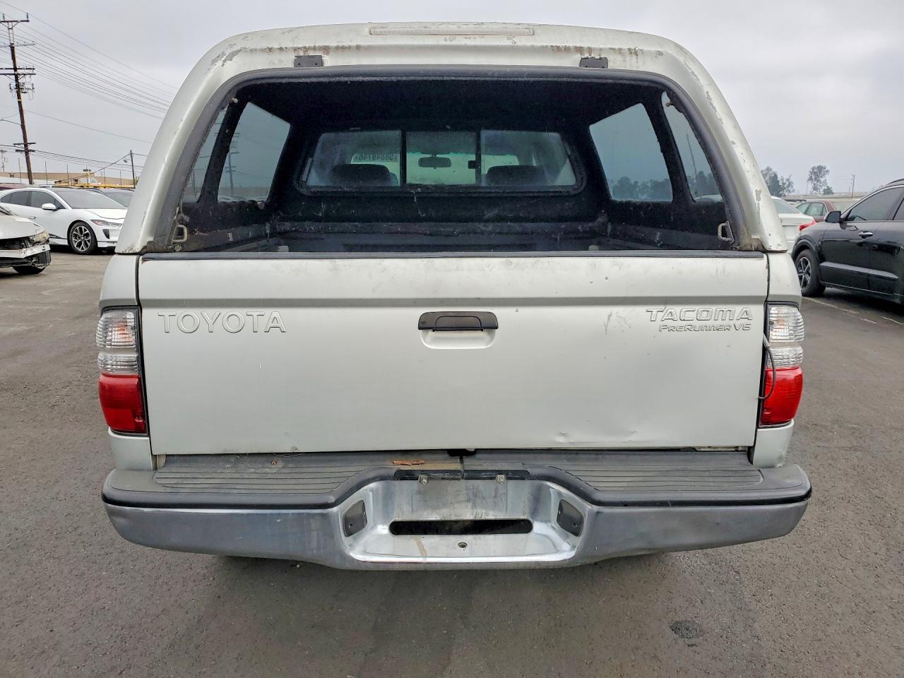 2003 Toyota Tacoma Double Cab Prerunner Silver vin: 5TEGN92N23Z213517
