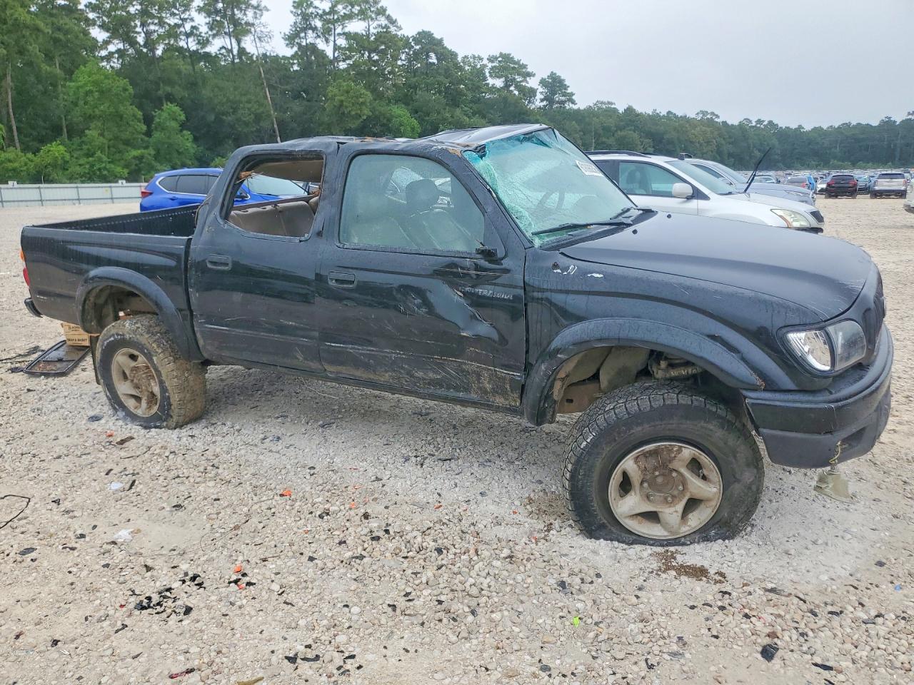 2003 Toyota Tacoma Prerunner V6 Black vin: 5TEGN92N23Z242533