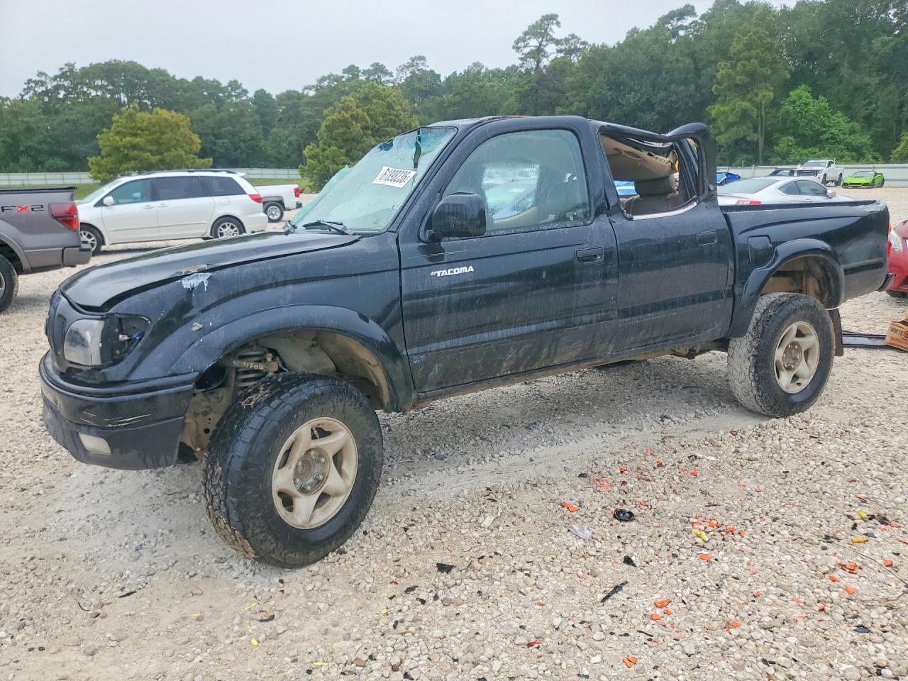 2003 Toyota Tacoma Prerunner V6 Black vin: 5TEGN92N23Z242533