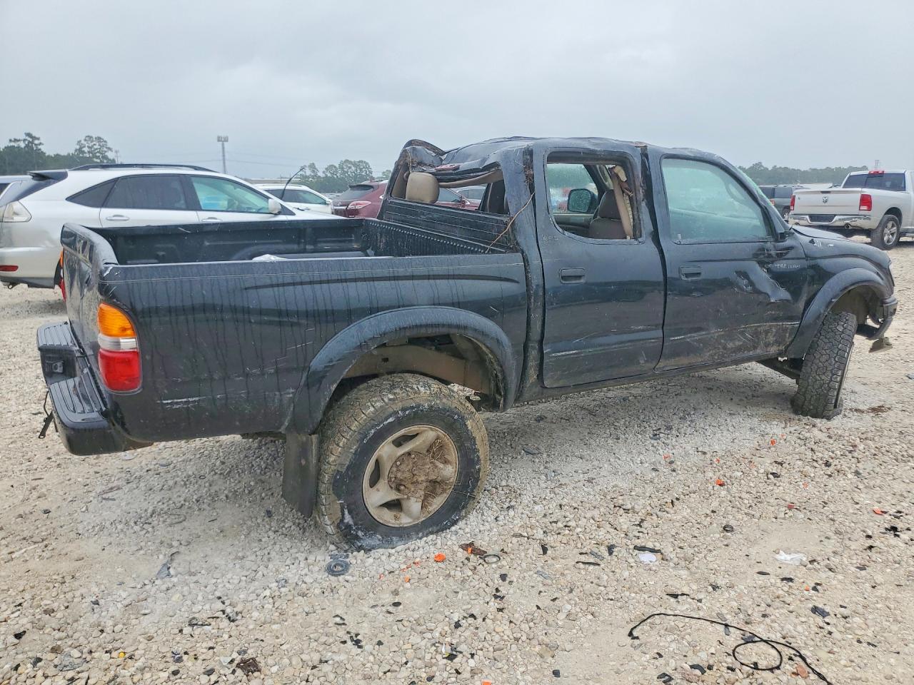 2003 Toyota Tacoma Prerunner V6 Black vin: 5TEGN92N23Z242533