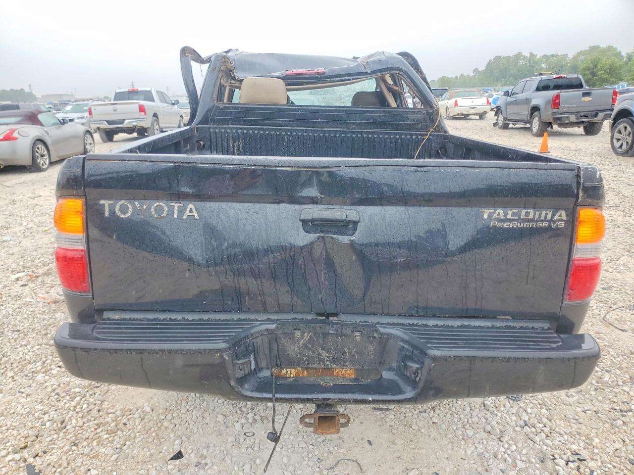 2003 Toyota Tacoma Prerunner V6 Black vin: 5TEGN92N23Z242533