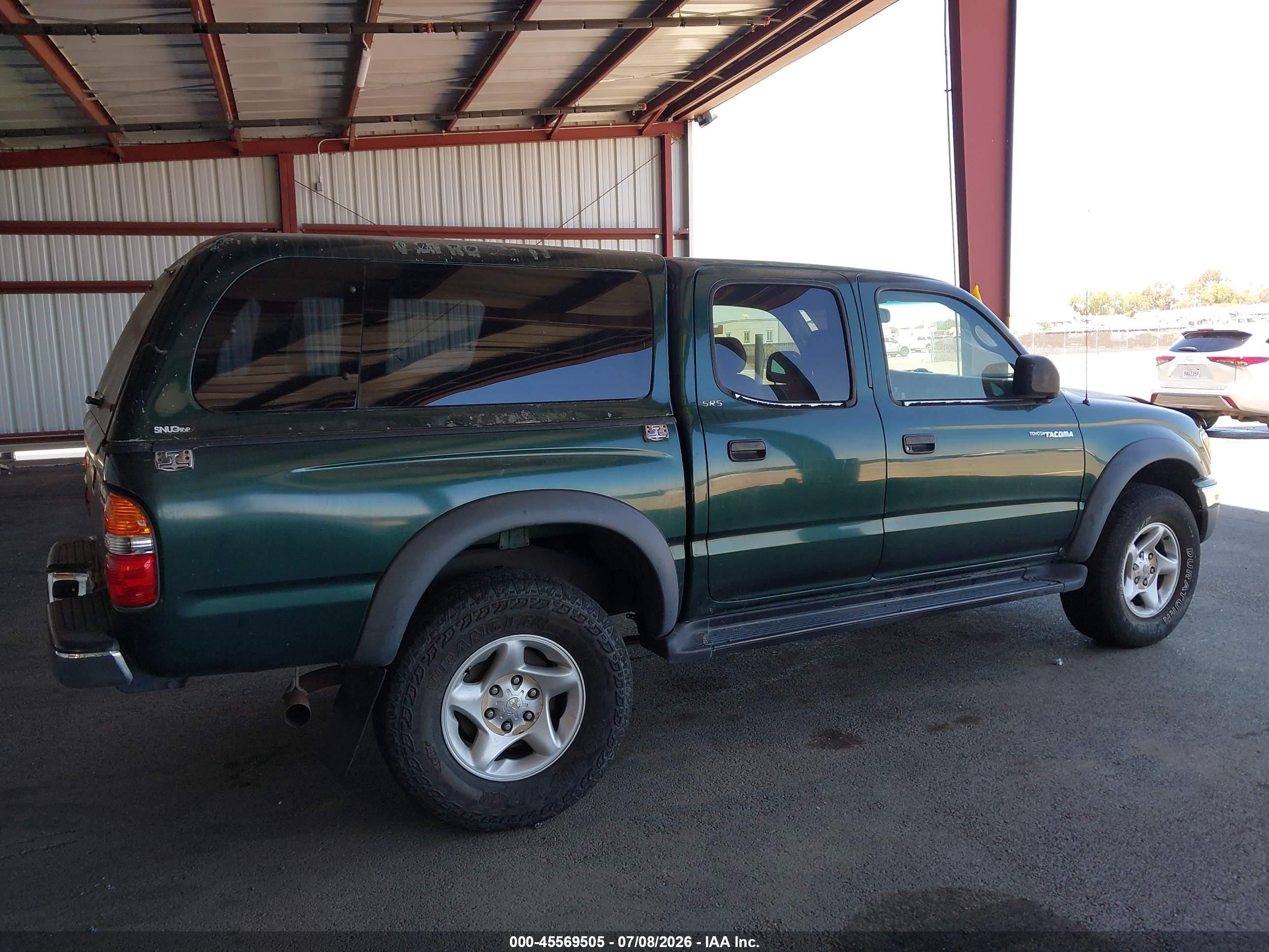 2004 Toyota Tacoma Prerunner V6 Green vin: 5TEGN92N24Z381322