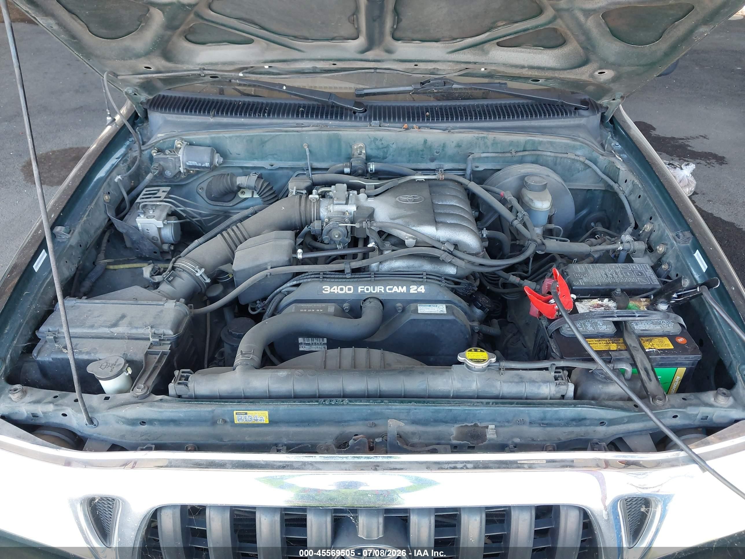 2004 Toyota Tacoma Prerunner V6 Green vin: 5TEGN92N24Z381322