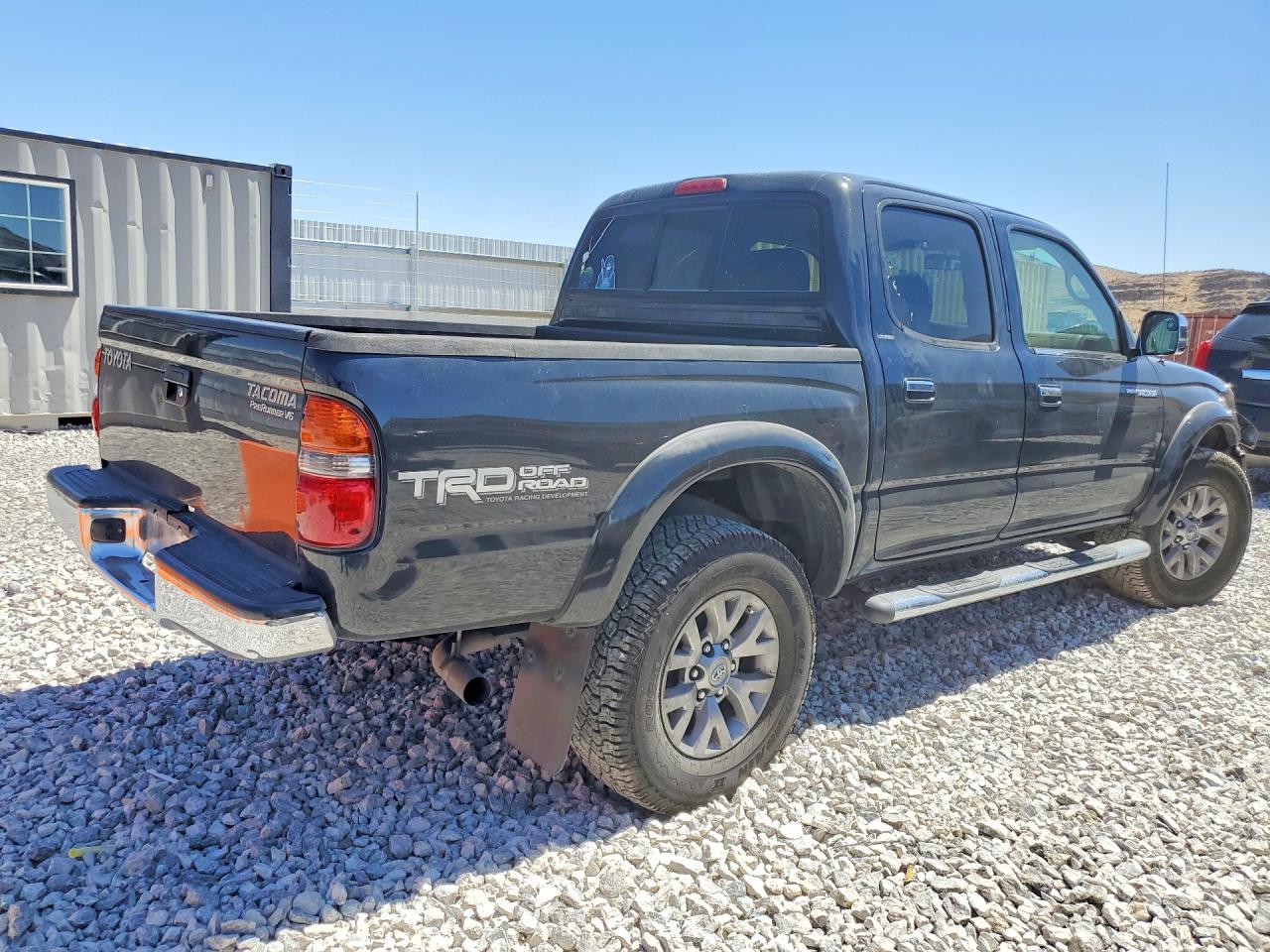 2004 Toyota Tacoma Double Cab Prerunner Black vin: 5TEGN92N24Z387170