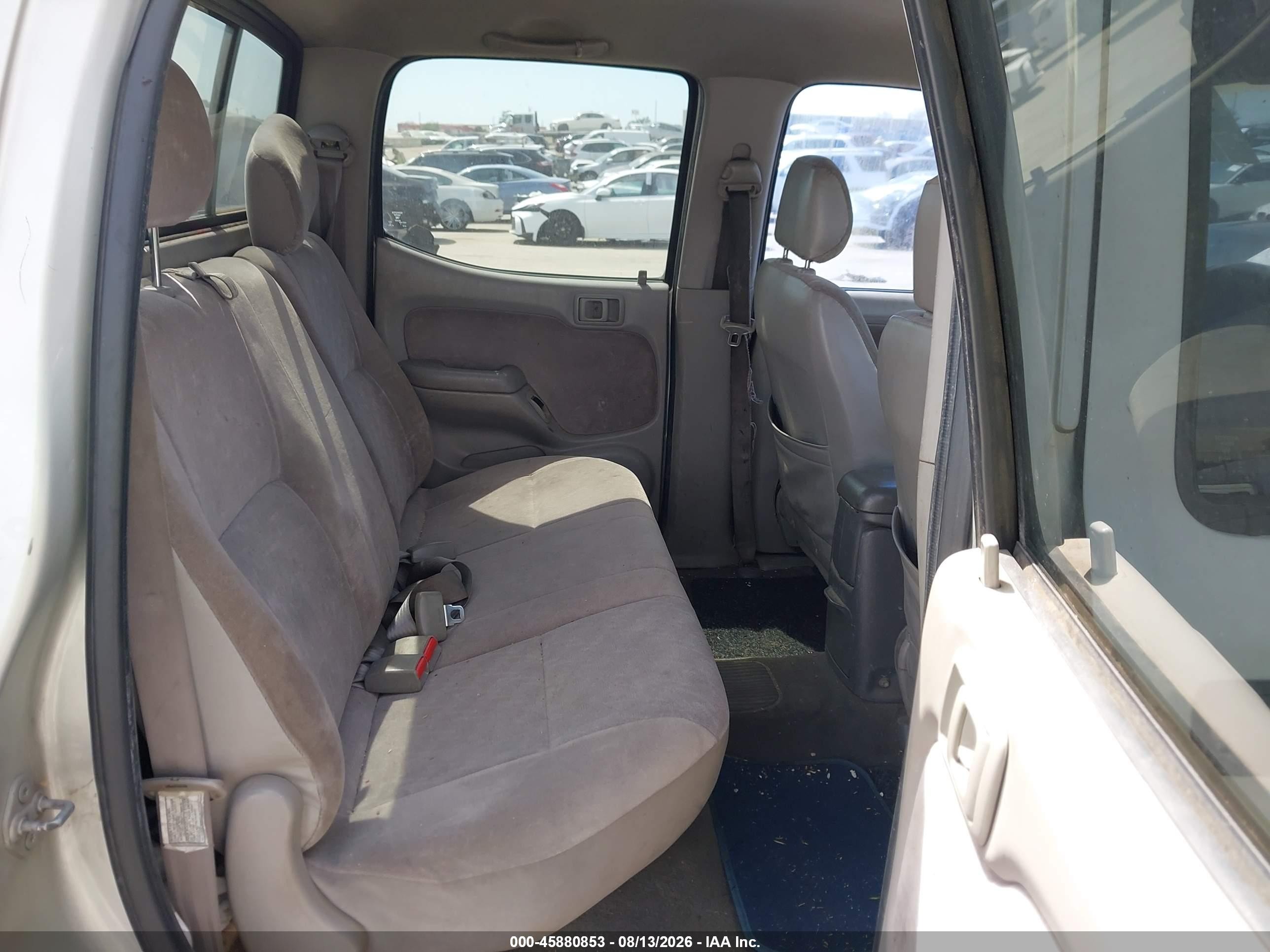 2002 Toyota Tacoma Prerunner V6 Silver vin: 5TEGN92N32Z126983