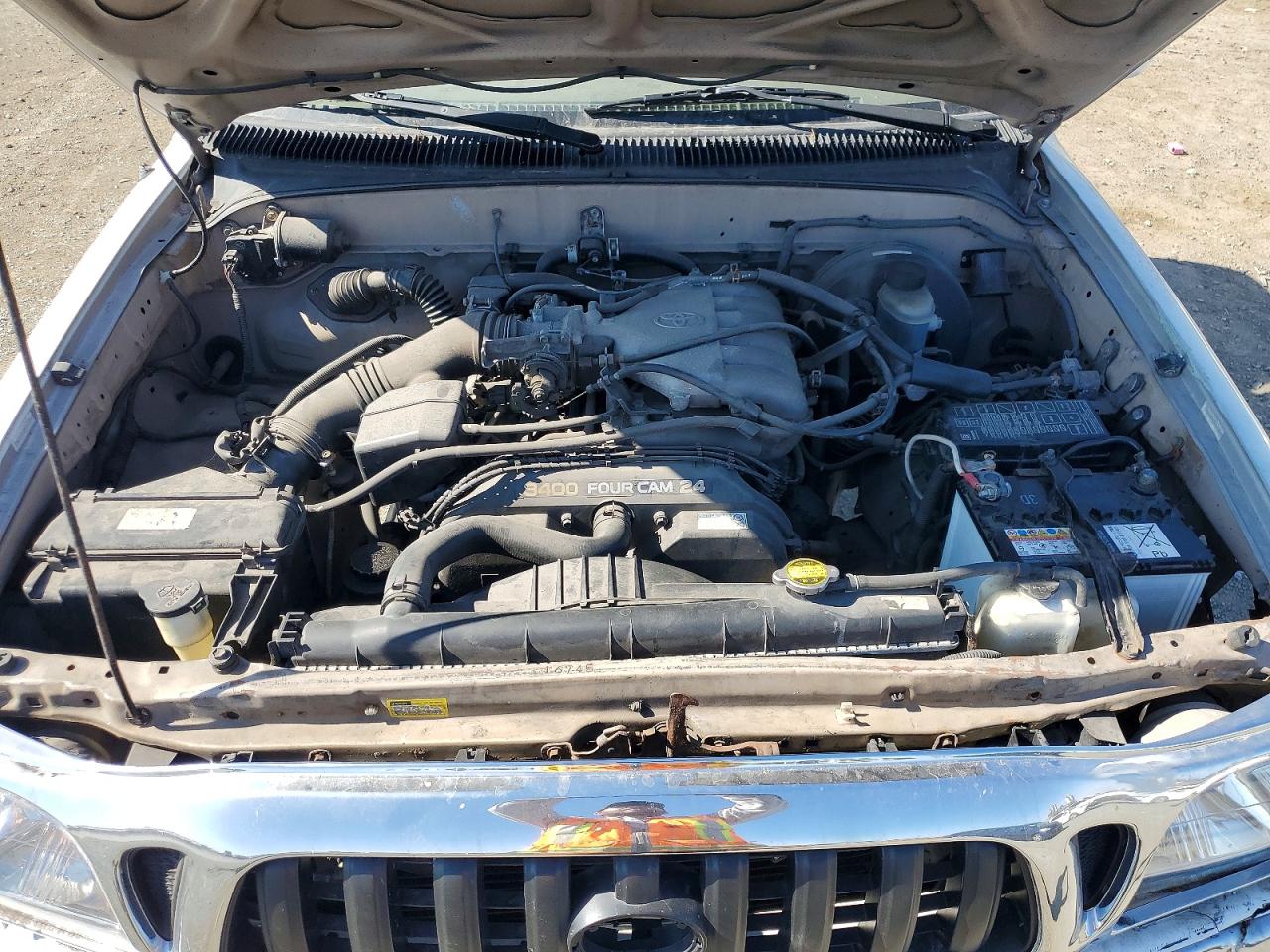 2002 Toyota Tacoma Double Cab Prerunner Белый vin: 5TEGN92N42Z037424