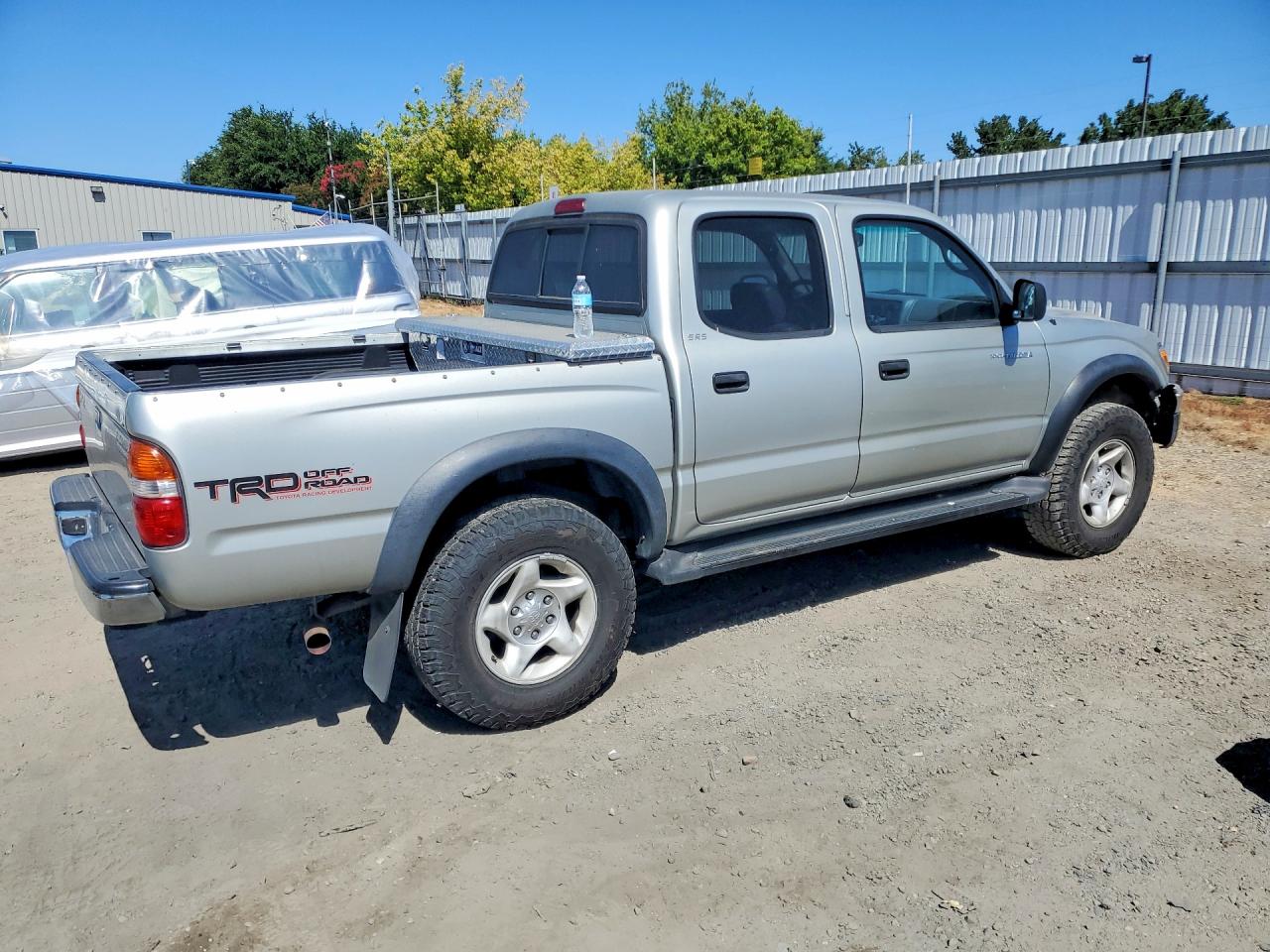 2002 Toyota Tacoma Double Cab Prerunner Silver vin: 5TEGN92N42Z894763