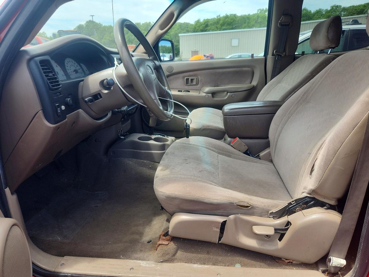 2003 Toyota Tacoma Double Cab Prerunner Red vin: 5TEGN92N43Z212465