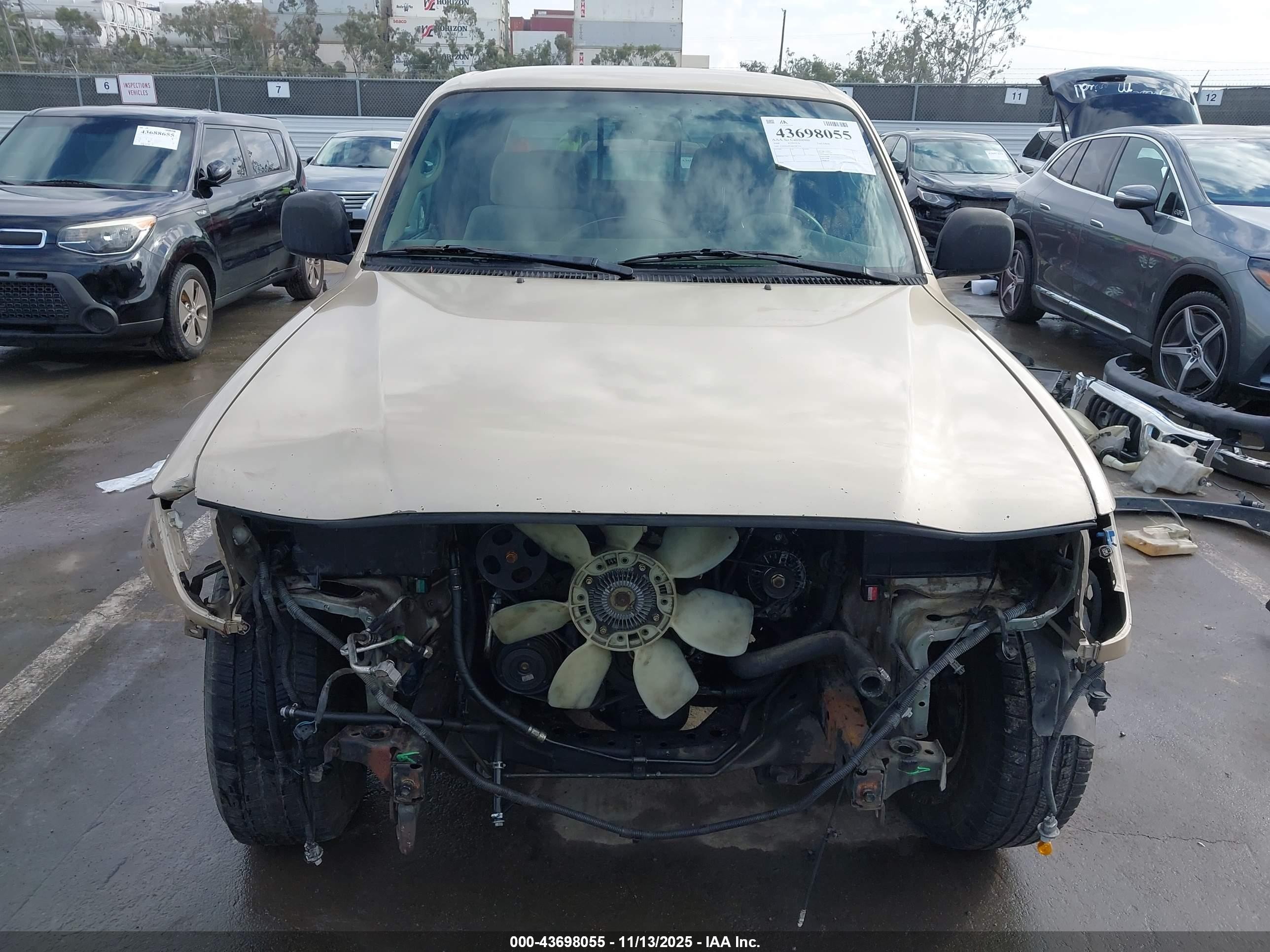 2004 Toyota Tacoma Prerunner V6 Желто-коричневый vin: 5TEGN92N44Z387218