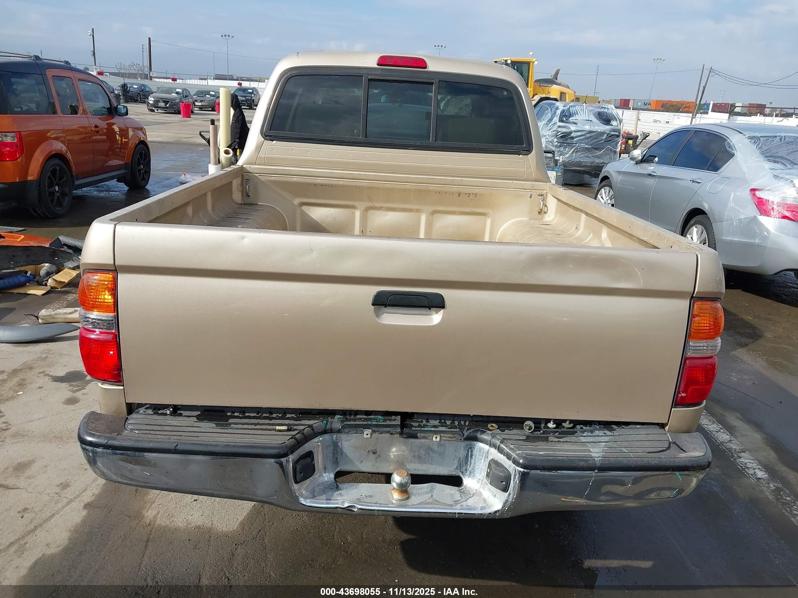 2004 Toyota Tacoma Prerunner V6 Желто-коричневый vin: 5TEGN92N44Z387218