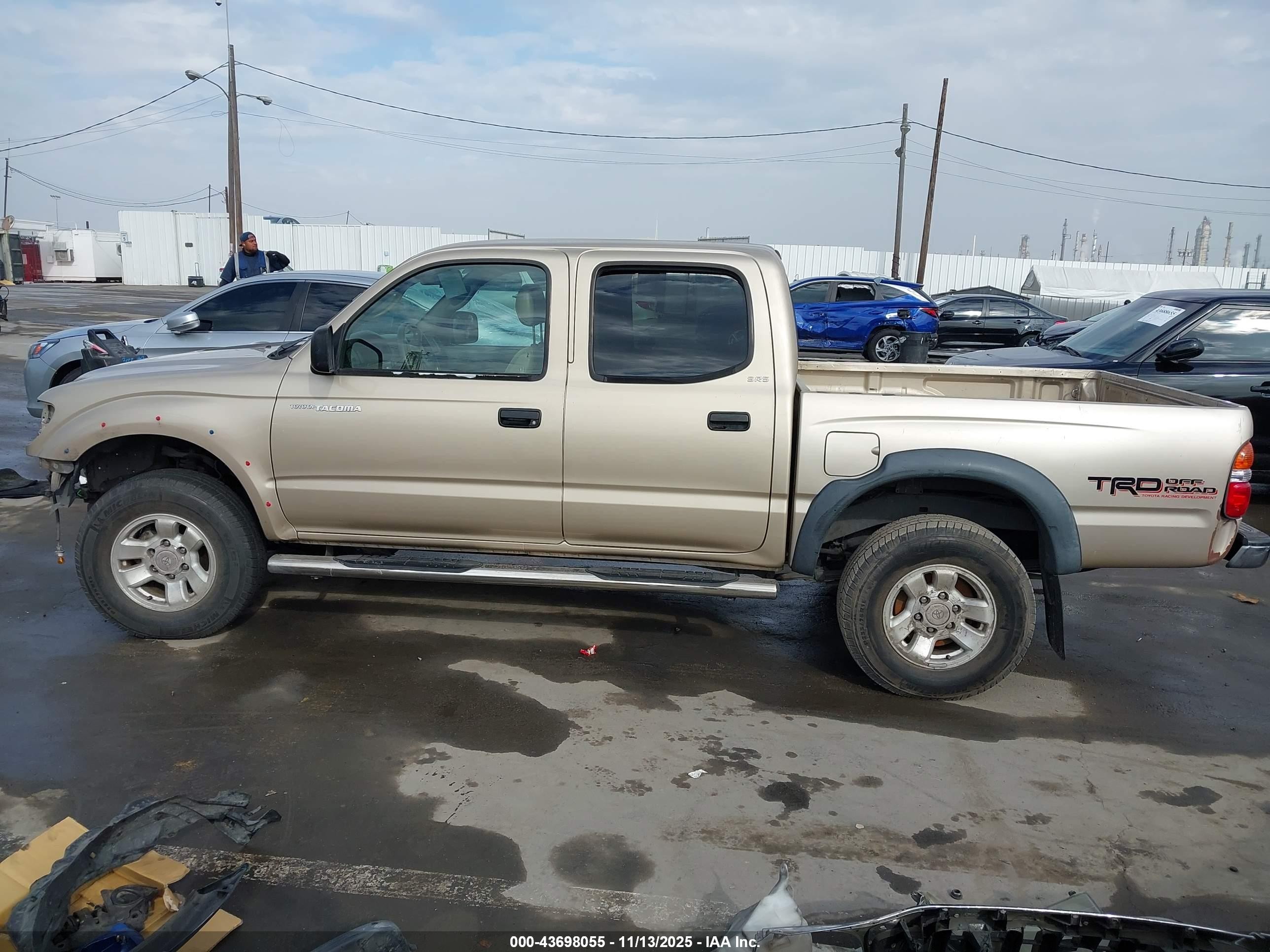 2004 Toyota Tacoma Prerunner V6 Желто-коричневый vin: 5TEGN92N44Z387218