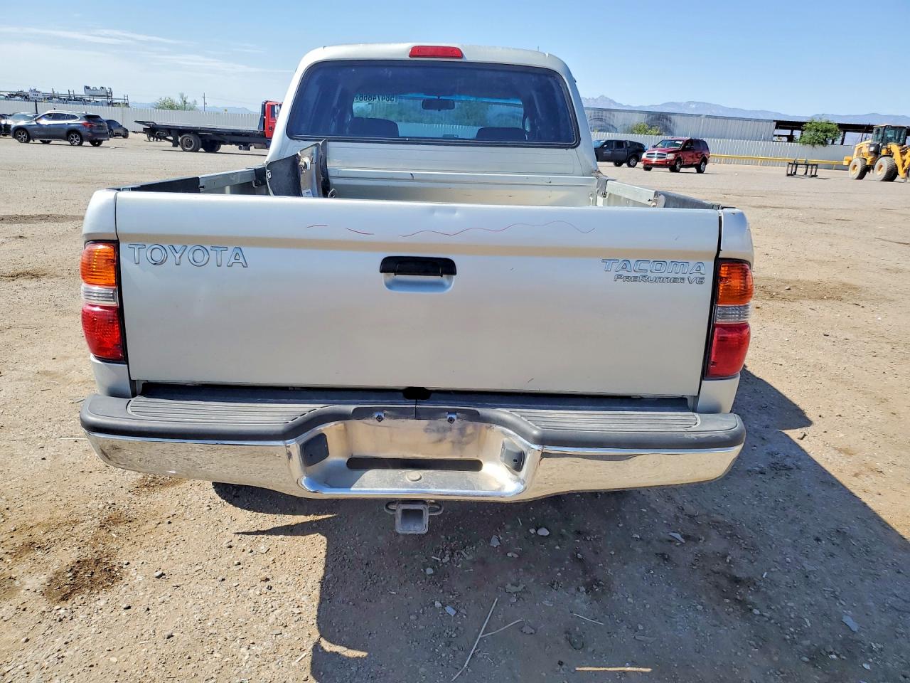 2004 Toyota Tacoma Double Cab Prerunner Gray vin: 5TEGN92N44Z459972