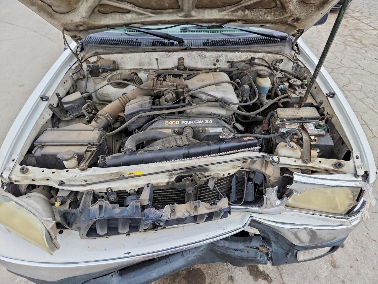 2001 Toyota Tacoma Double Cab Prerunner Белый vin: 5TEGN92N51Z821268