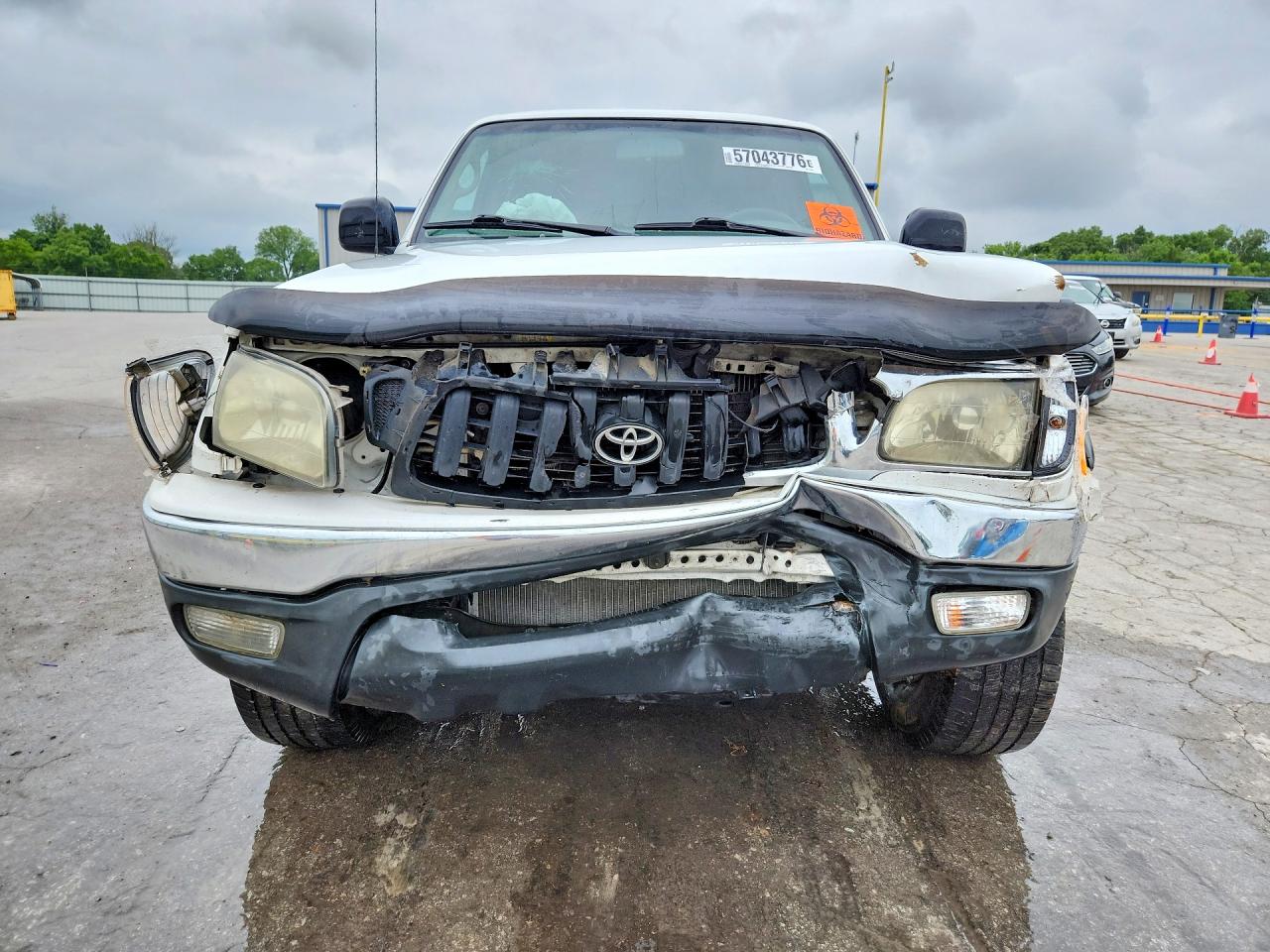 2001 Toyota Tacoma Double Cab Prerunner Белый vin: 5TEGN92N51Z821268