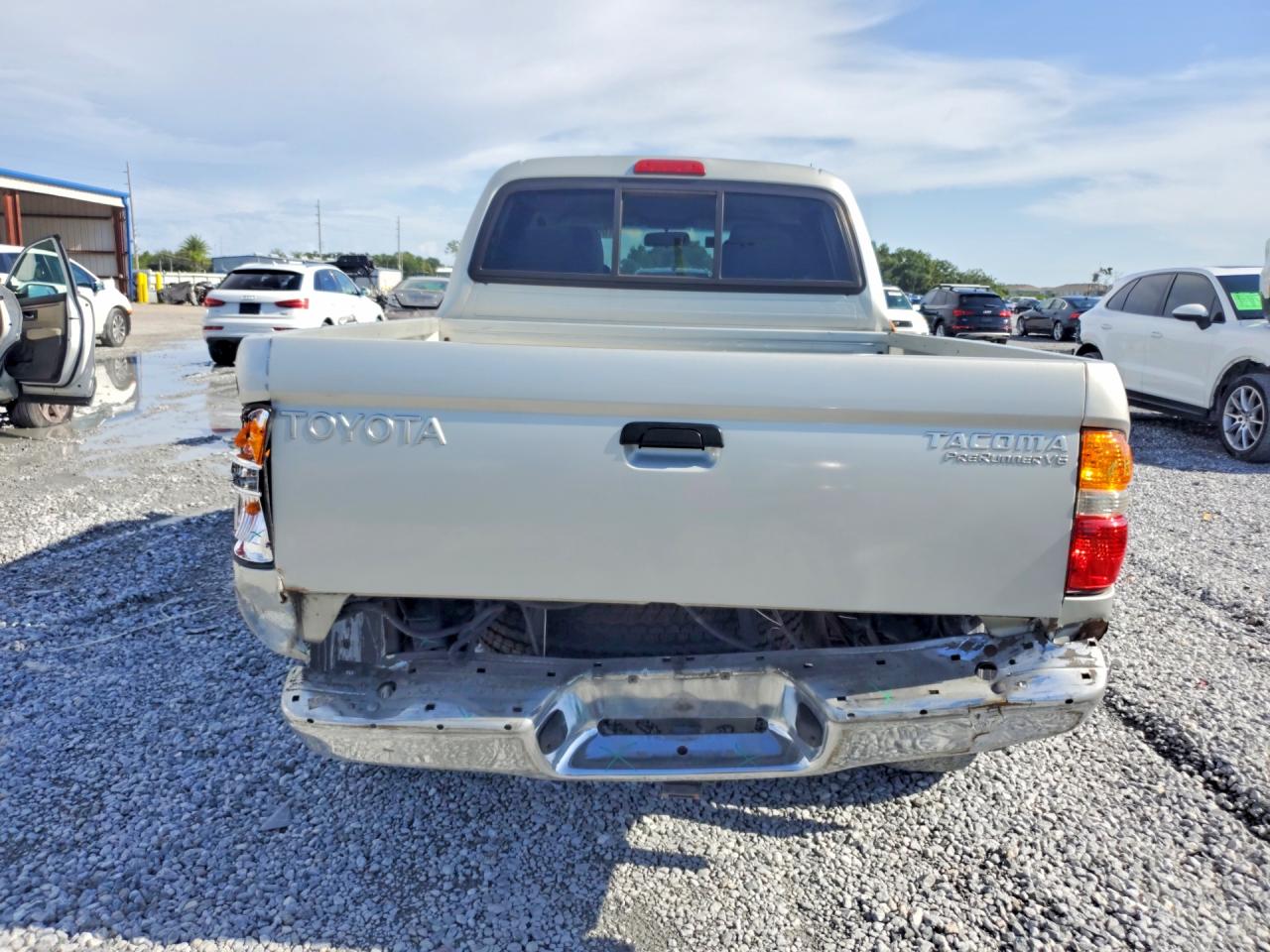 2001 Toyota Tacoma Double Cab Prerunner Silver vin: 5TEGN92N51Z846493