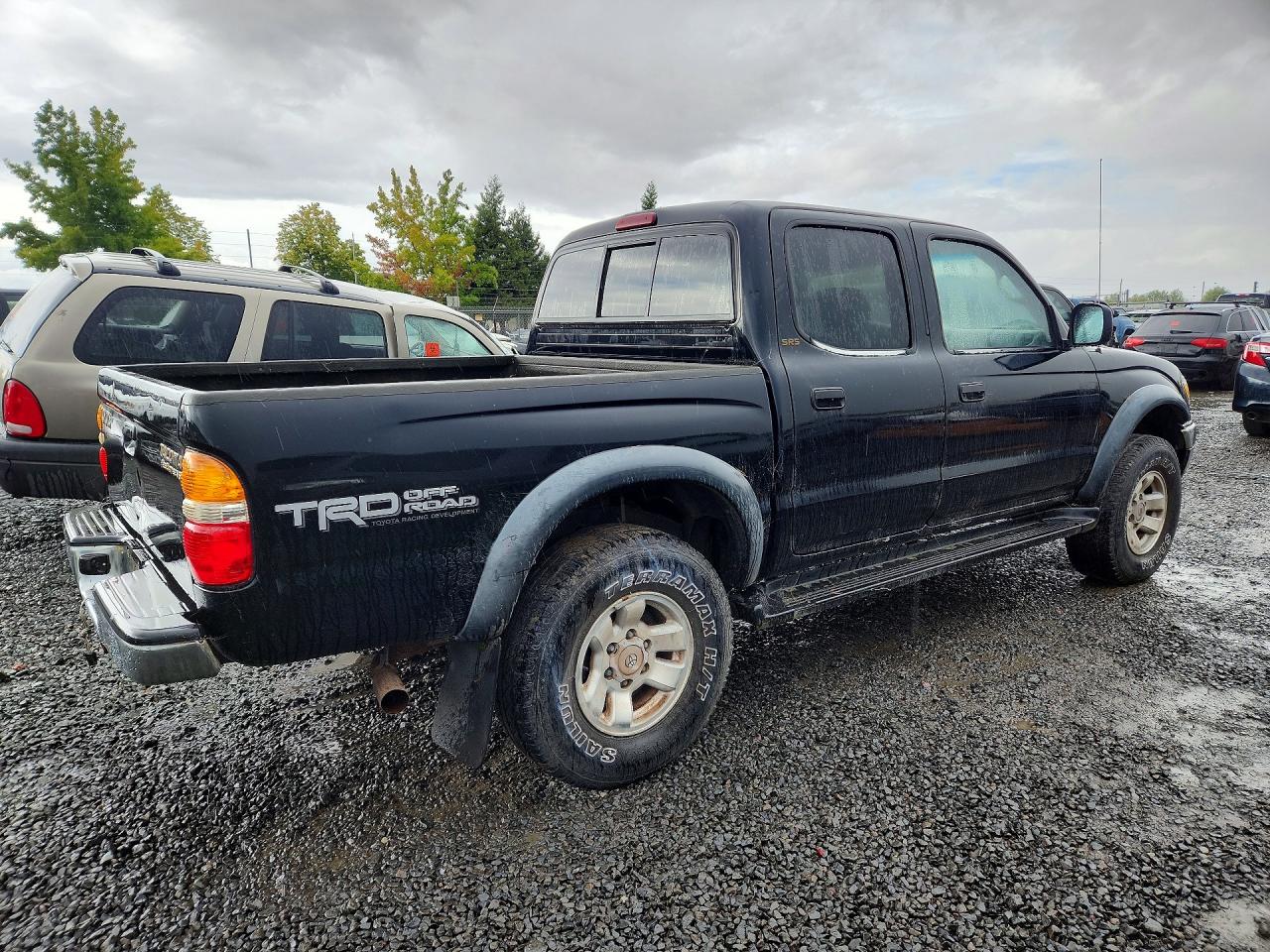 2002 Toyota Tacoma Double Cab Prerunner Black vin: 5TEGN92N52Z005386