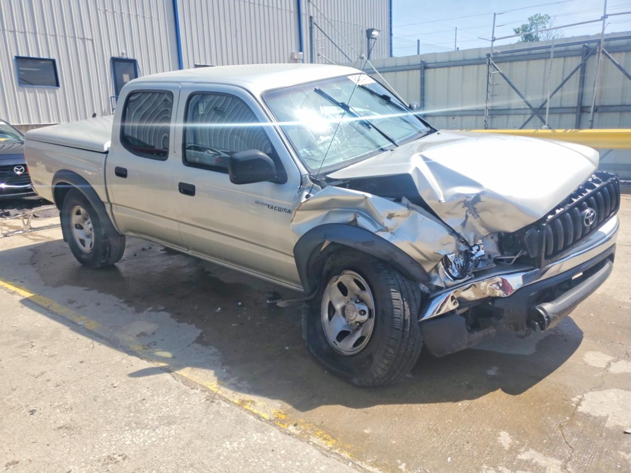2002 Toyota Tacoma Double Cab Prerunner Silver vin: 5TEGN92N52Z084798