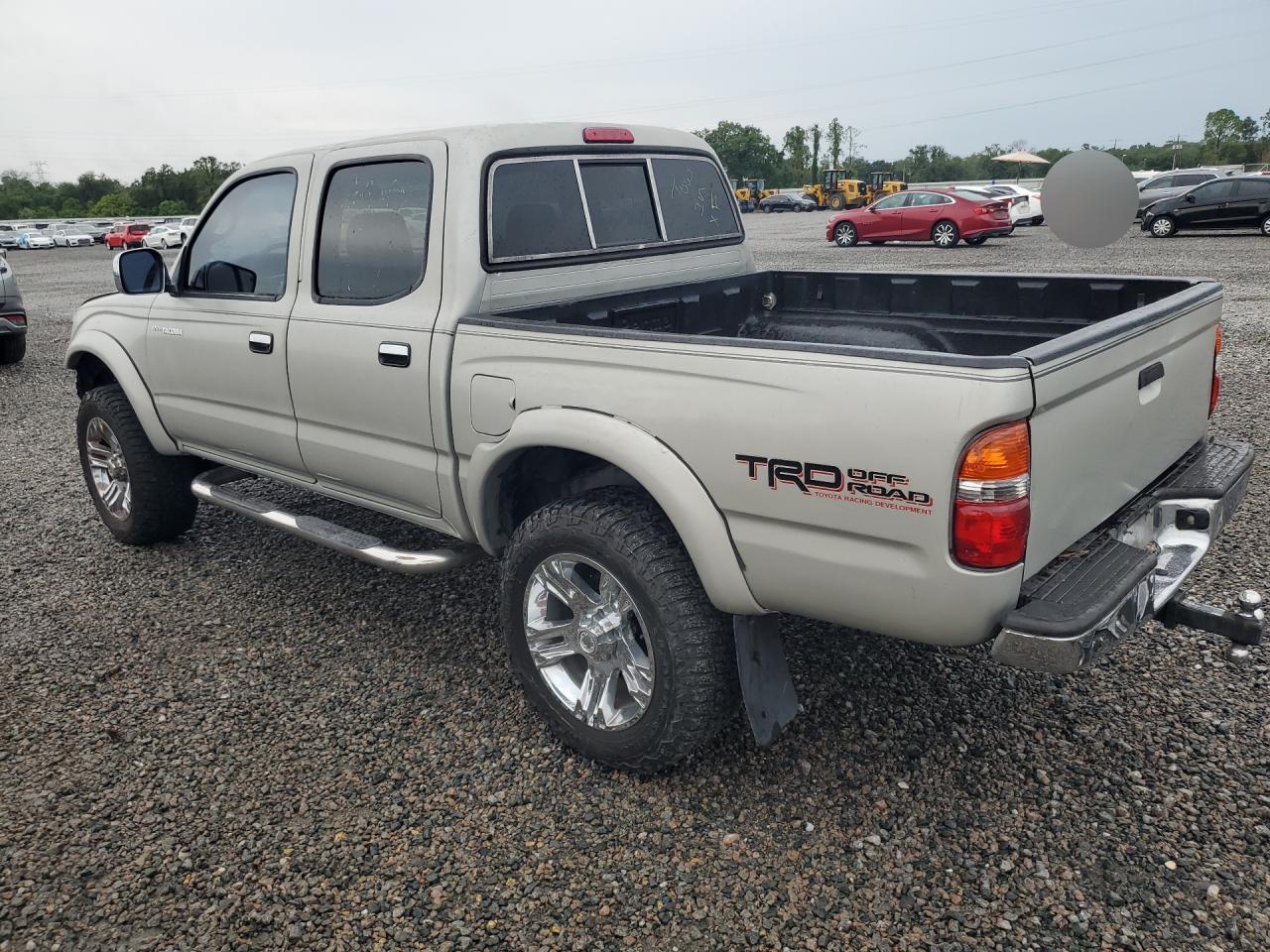 2002 Toyota Tacoma Double Cab Prerunner Silver vin: 5TEGN92N52Z089239
