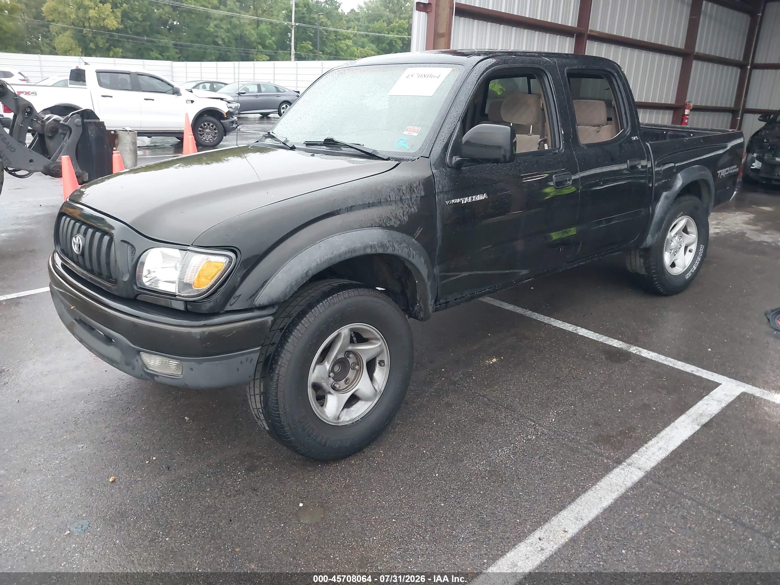 2004 Toyota Tacoma Prerunner V6 Black vin: 5TEGN92N54Z395991