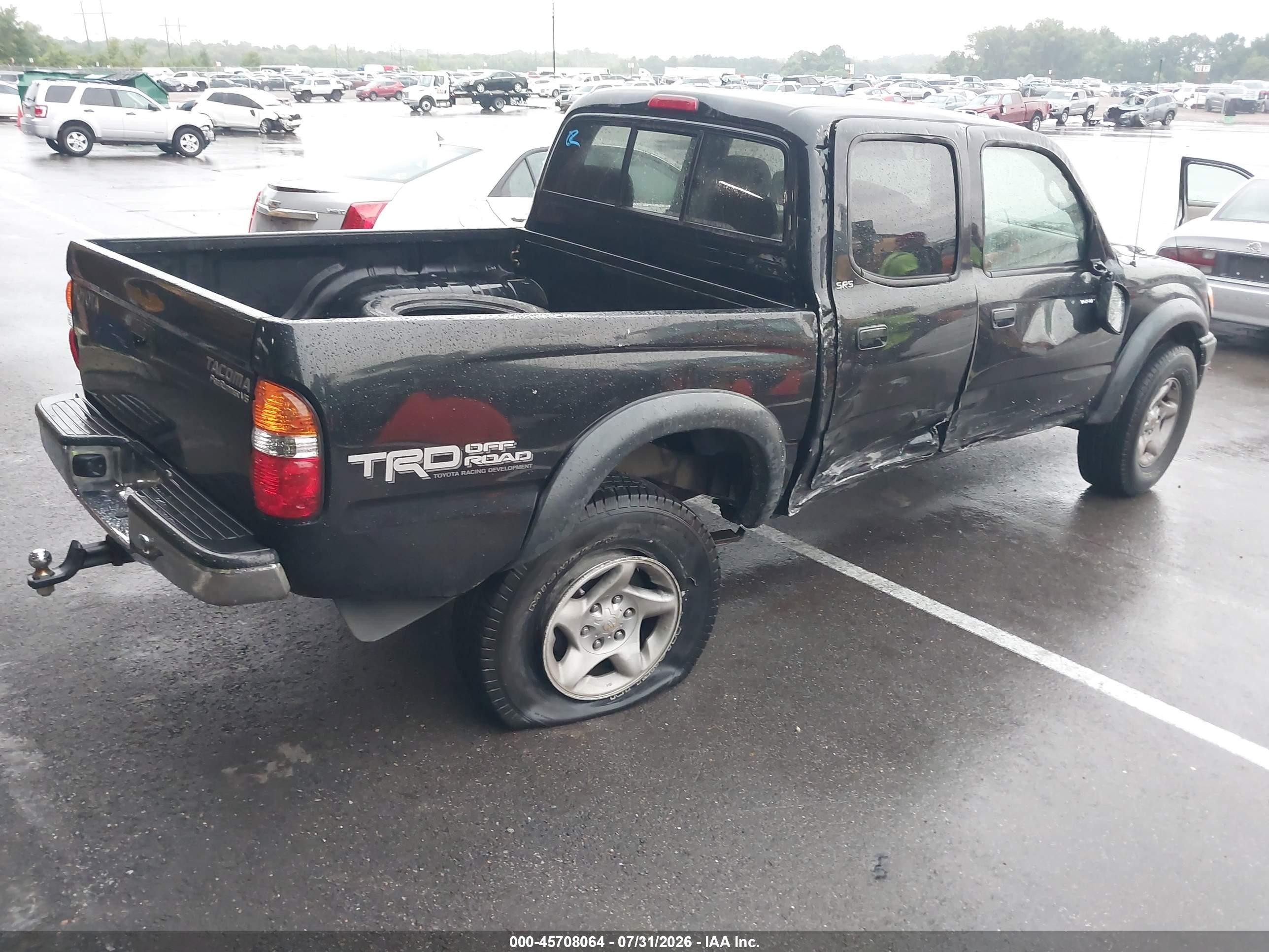 2004 Toyota Tacoma Prerunner V6 Black vin: 5TEGN92N54Z395991