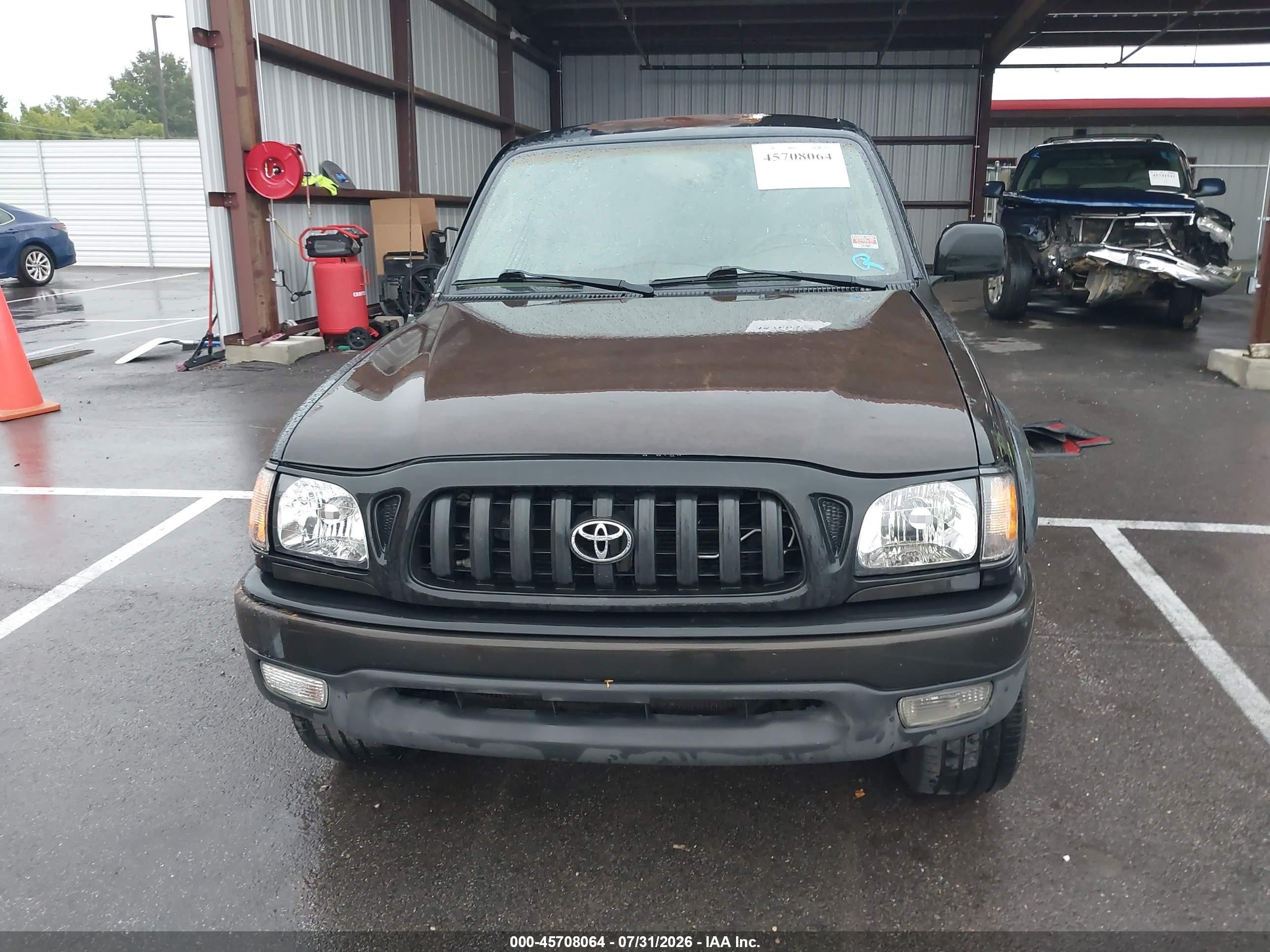 2004 Toyota Tacoma Prerunner V6 Black vin: 5TEGN92N54Z395991