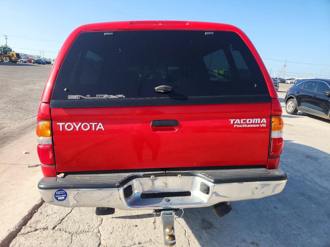 2002 Toyota Tacoma Double Cab Prerunner Red vin: 5TEGN92N62Z070070