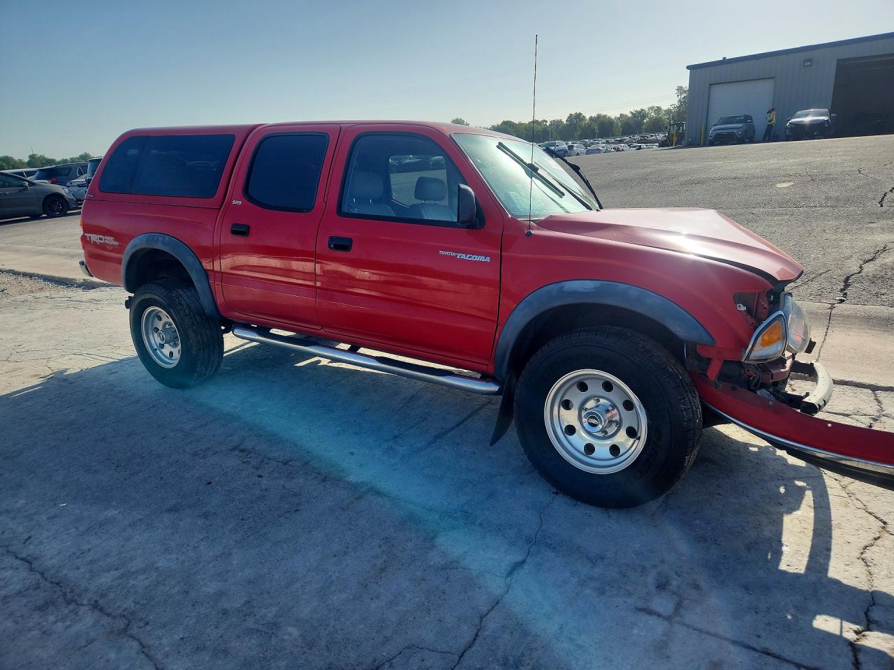2002 Toyota Tacoma Double Cab Prerunner Red vin: 5TEGN92N62Z070070