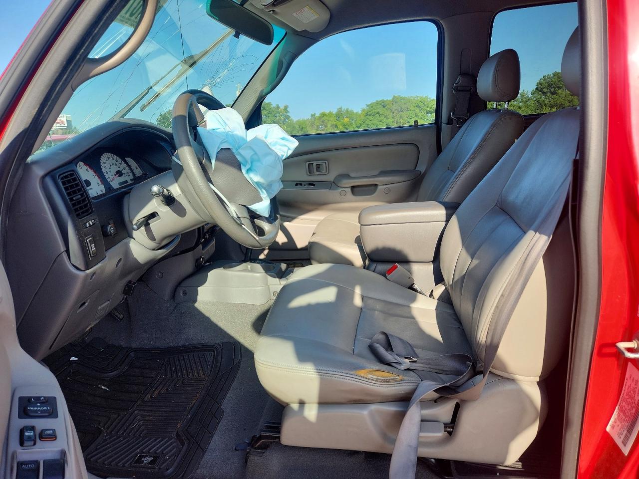 2002 Toyota Tacoma Double Cab Prerunner Red vin: 5TEGN92N62Z070070