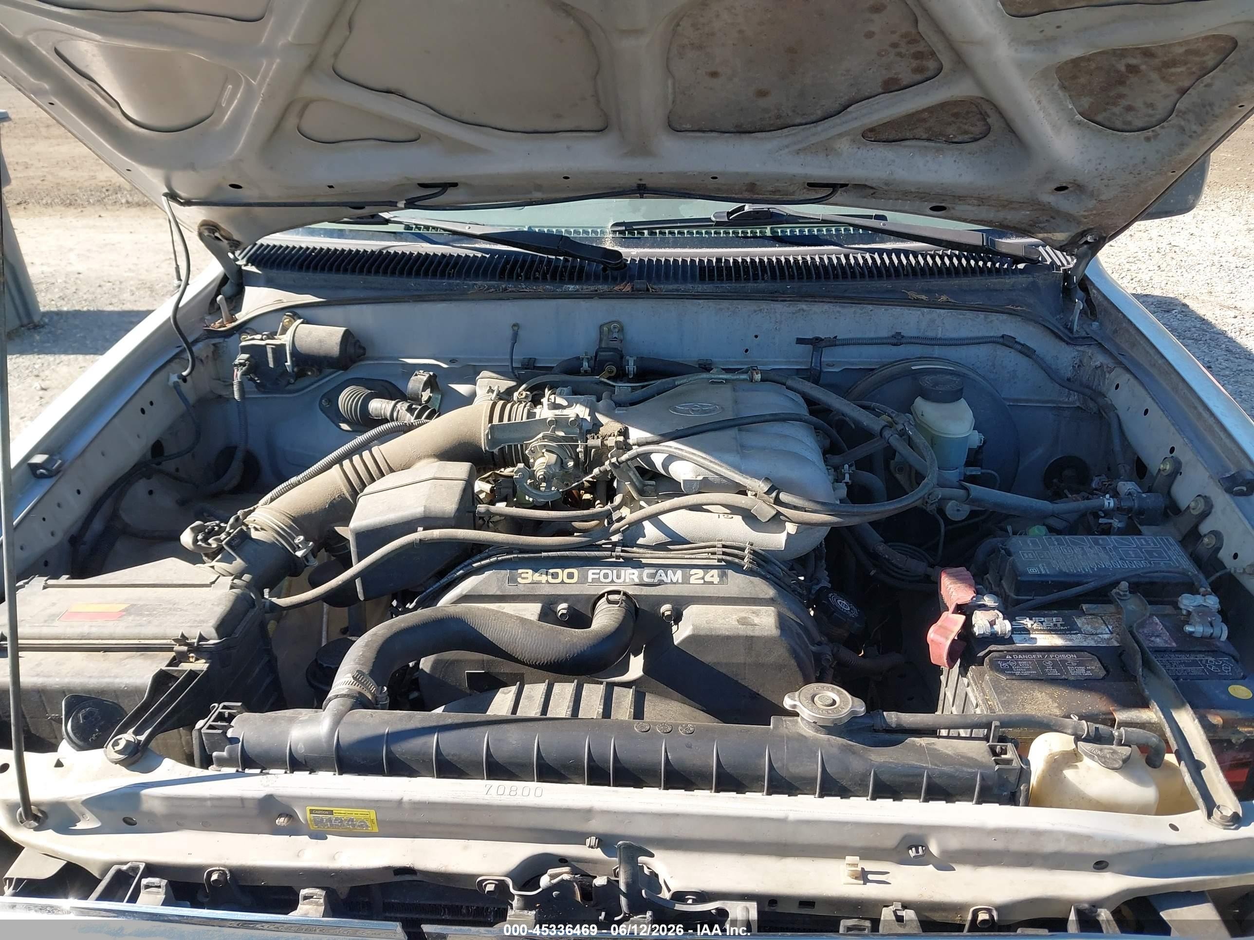2002 Toyota Tacoma Prerunner V6 Gray vin: 5TEGN92N62Z890858