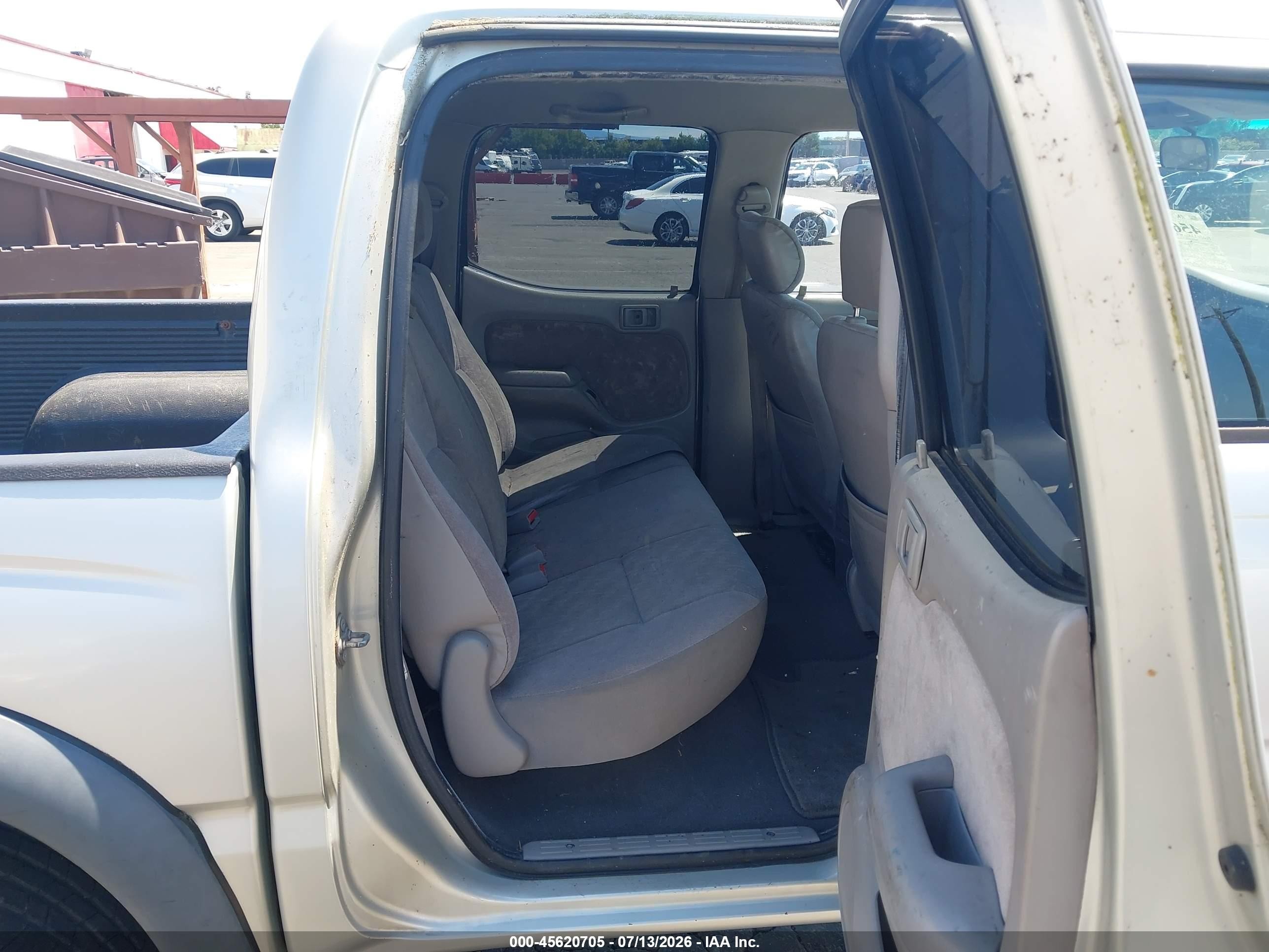 2003 Toyota Tacoma Prerunner V6 Silver vin: 5TEGN92N63Z254801