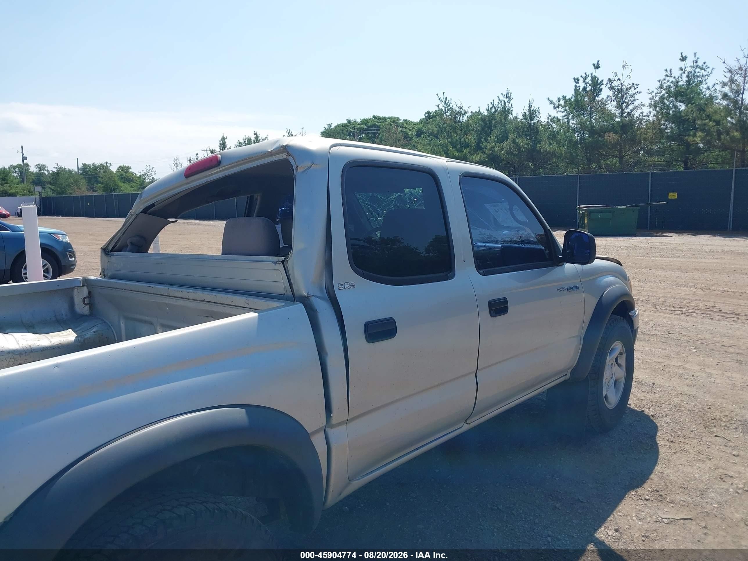 2004 Toyota Tacoma Prerunner V6 Серебряный vin: 5TEGN92N64Z384837