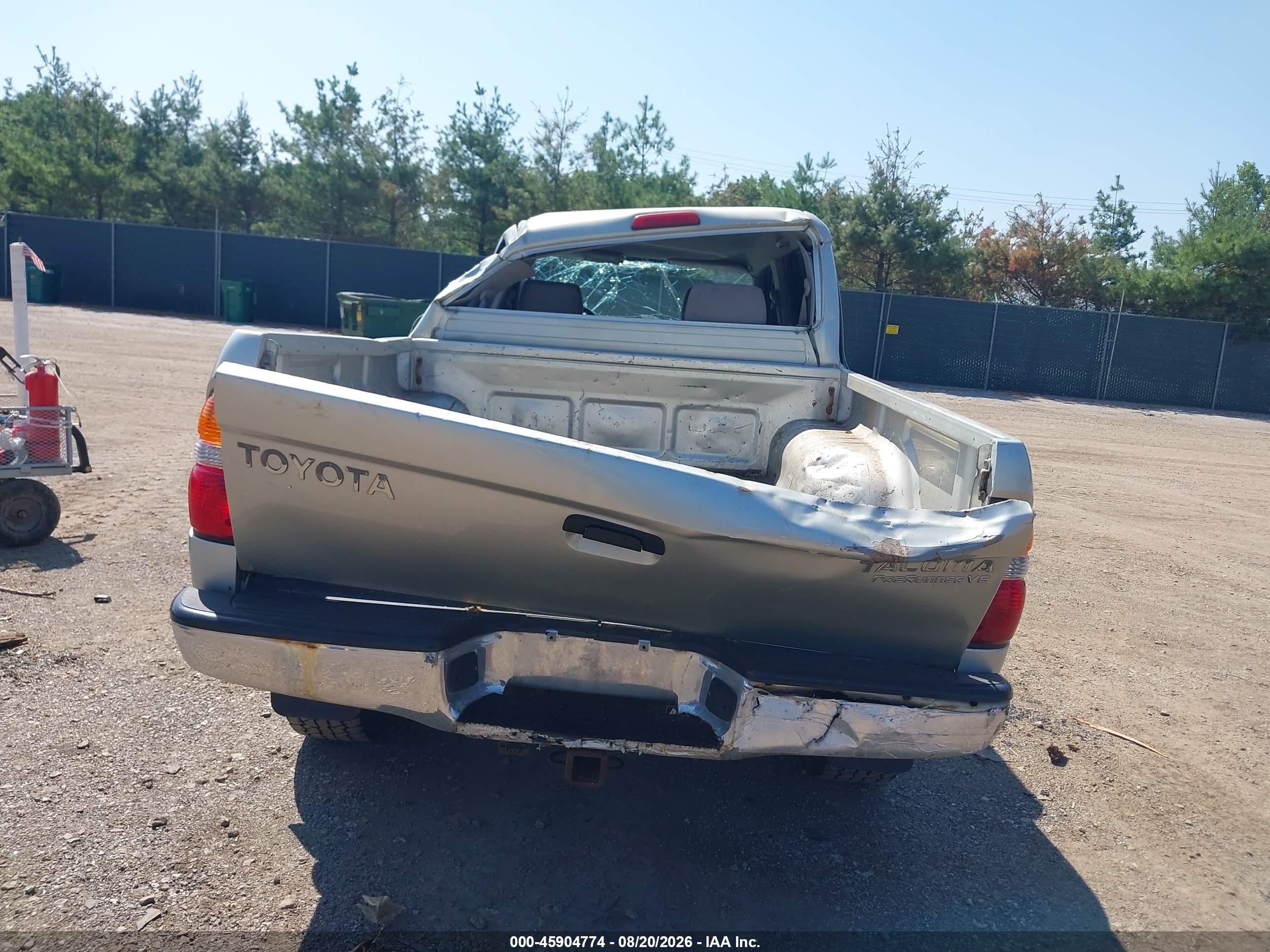 2004 Toyota Tacoma Prerunner V6 Серебряный vin: 5TEGN92N64Z384837