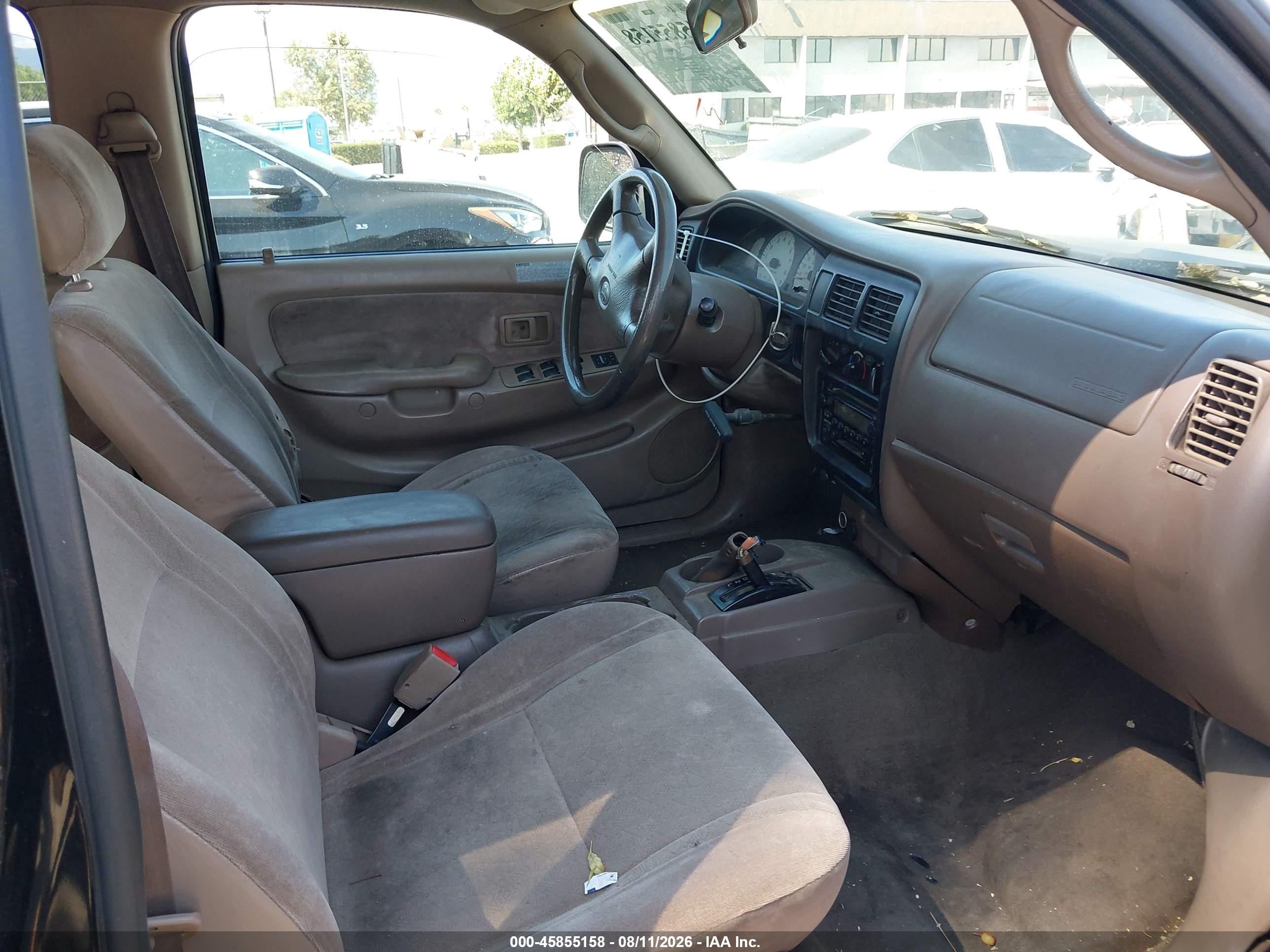 2004 Toyota Tacoma Prerunner V6 Black vin: 5TEGN92N64Z446933