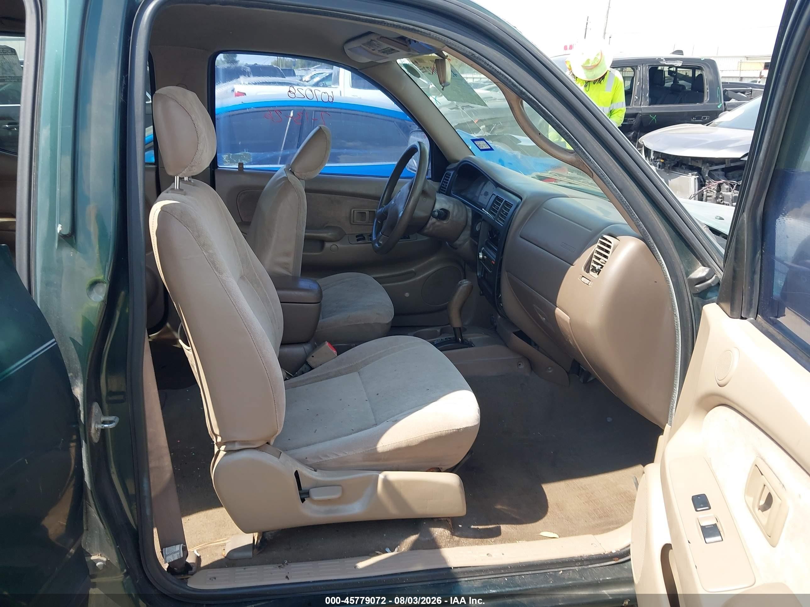 2001 Toyota Tacoma Prerunner V6 Green vin: 5TEGN92N71Z833888