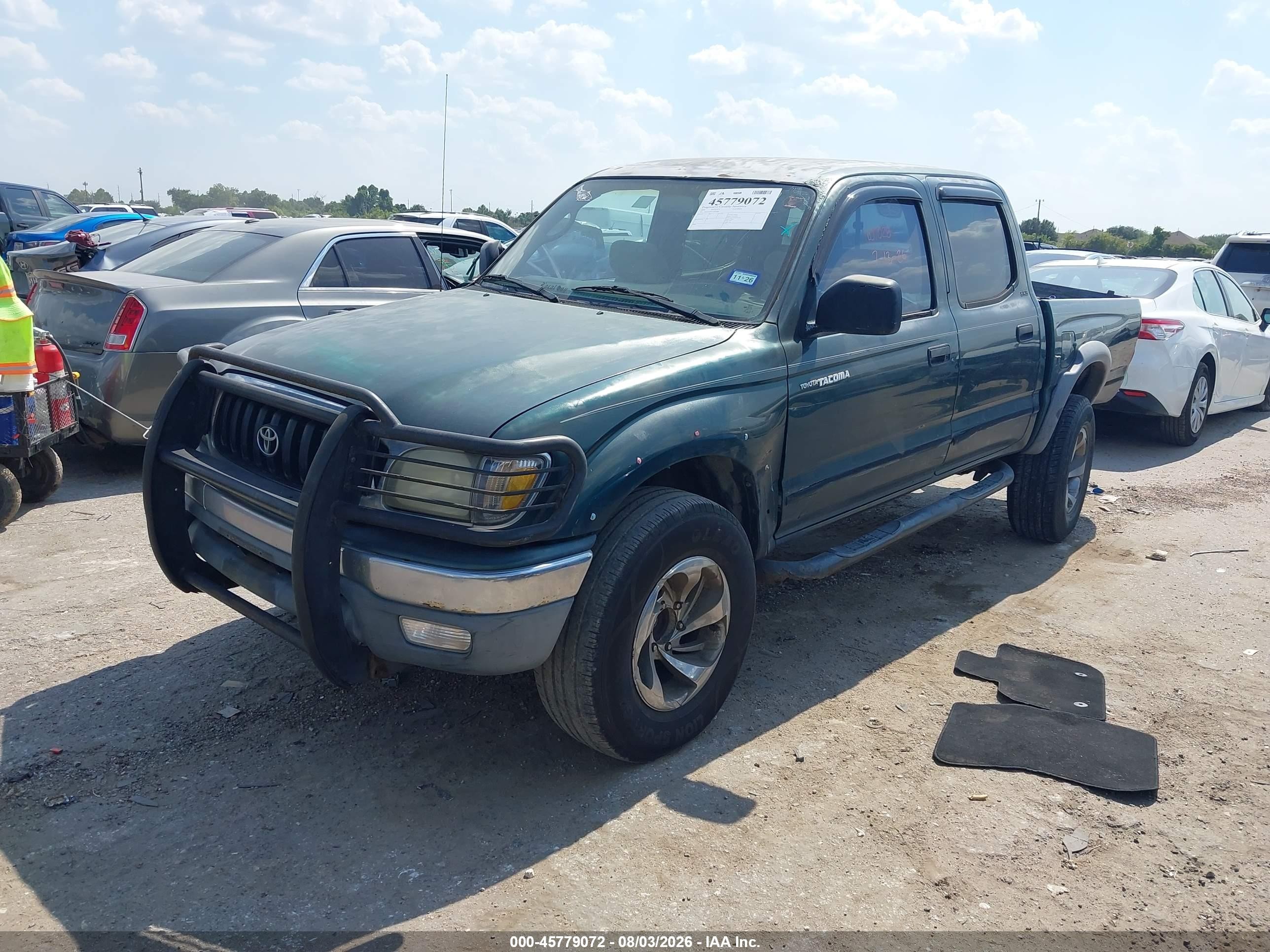 2001 Toyota Tacoma Prerunner V6 Green vin: 5TEGN92N71Z833888