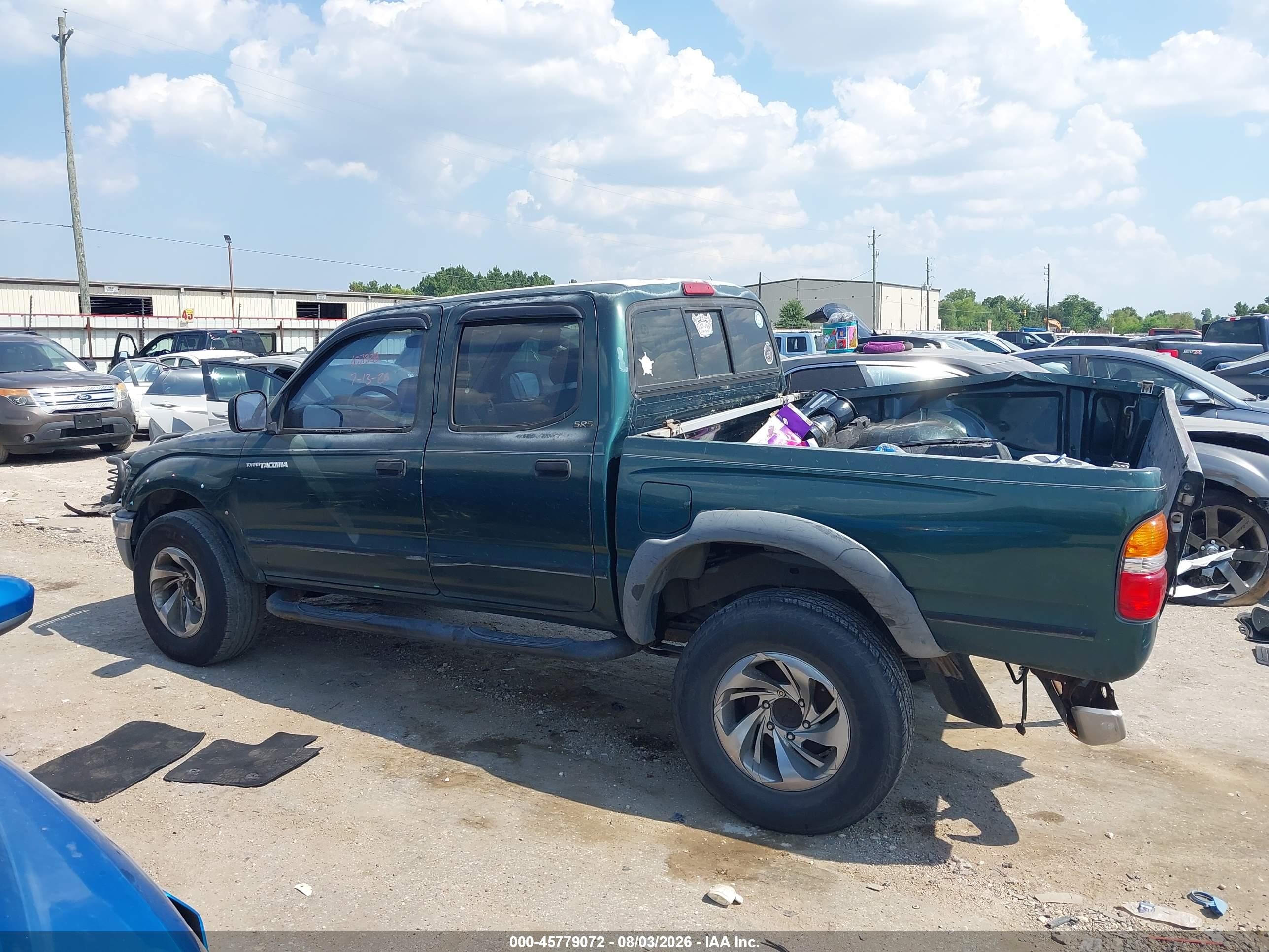 2001 Toyota Tacoma Prerunner V6 Green vin: 5TEGN92N71Z833888