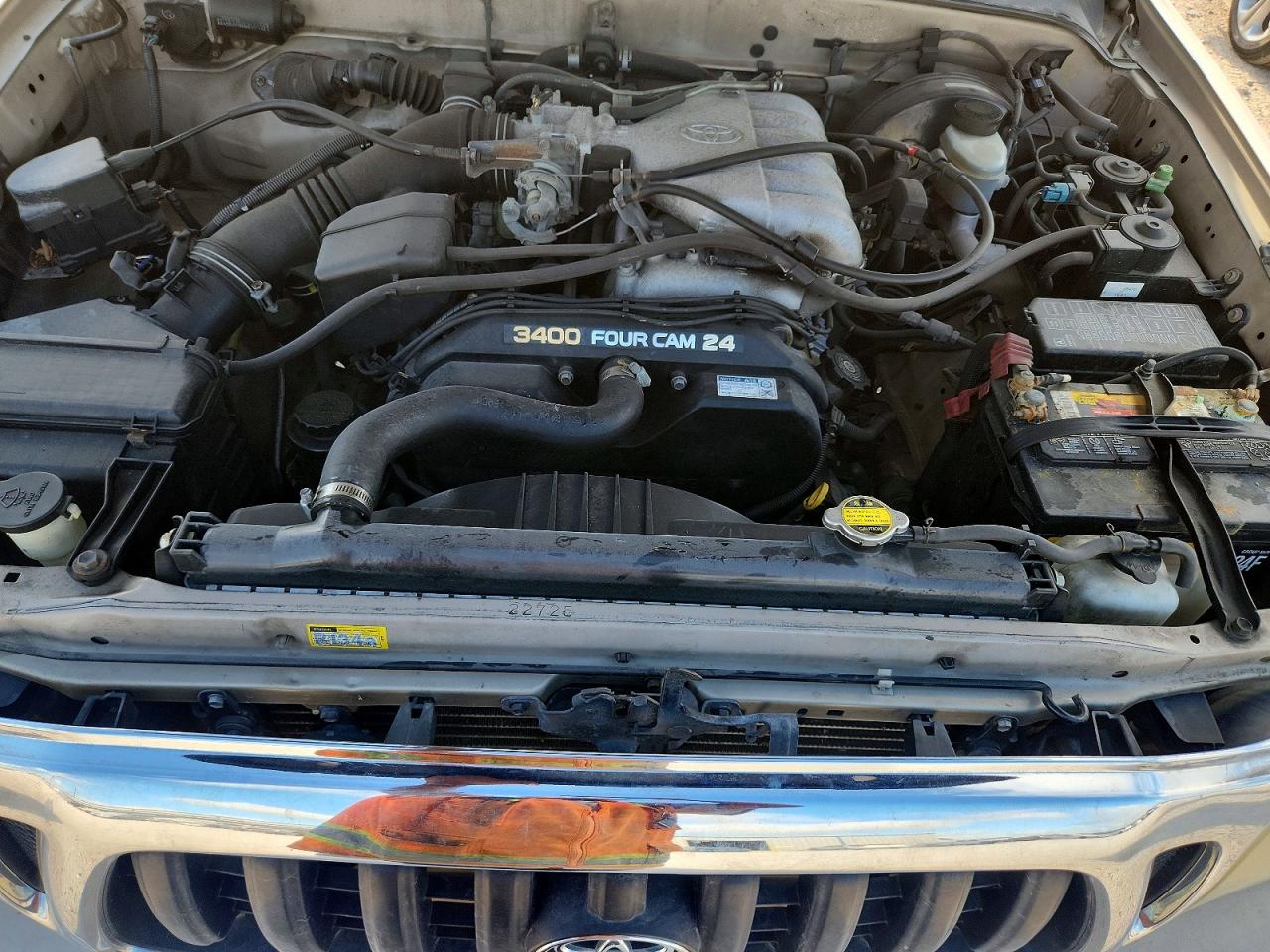 2001 Toyota Tacoma Double Cab Prerunner Желто-коричневый vin: 5TEGN92N71Z850691