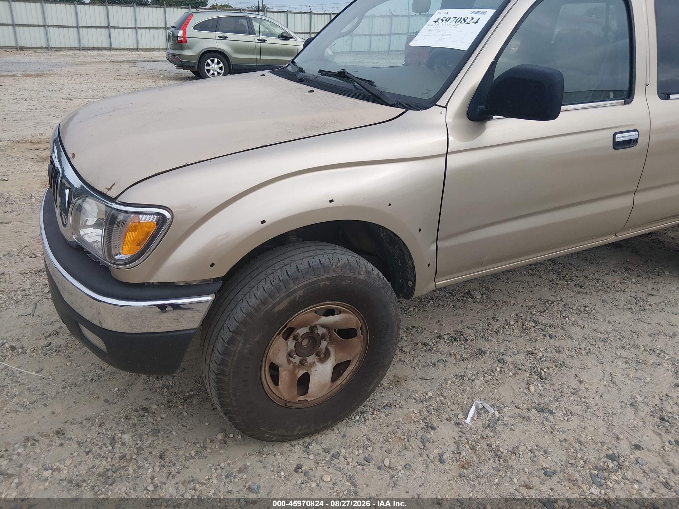 2002 Toyota Tacoma Prerunner V6 Gold vin: 5TEGN92N72Z076914