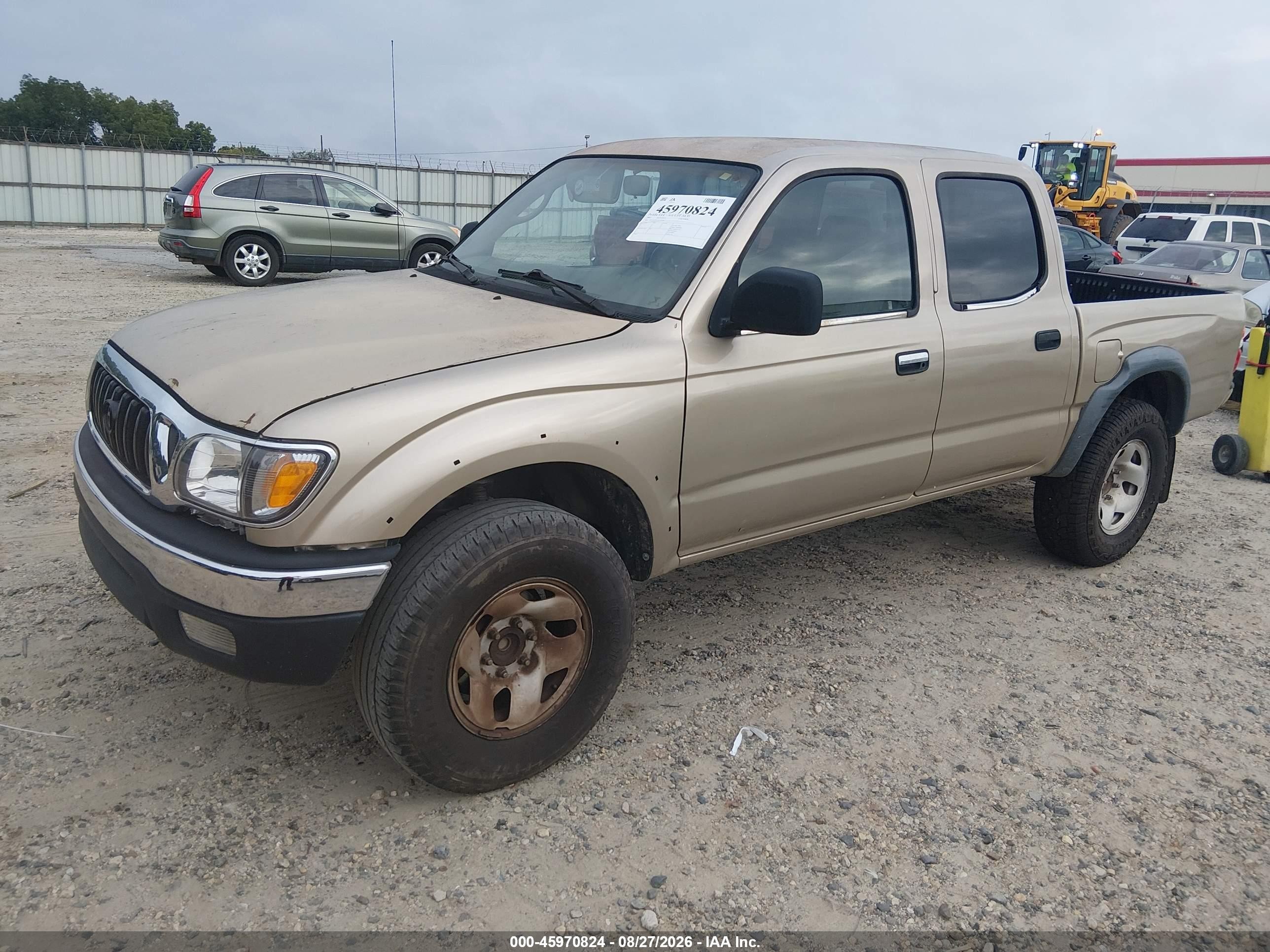 2002 Toyota Tacoma Prerunner V6 Gold vin: 5TEGN92N72Z076914