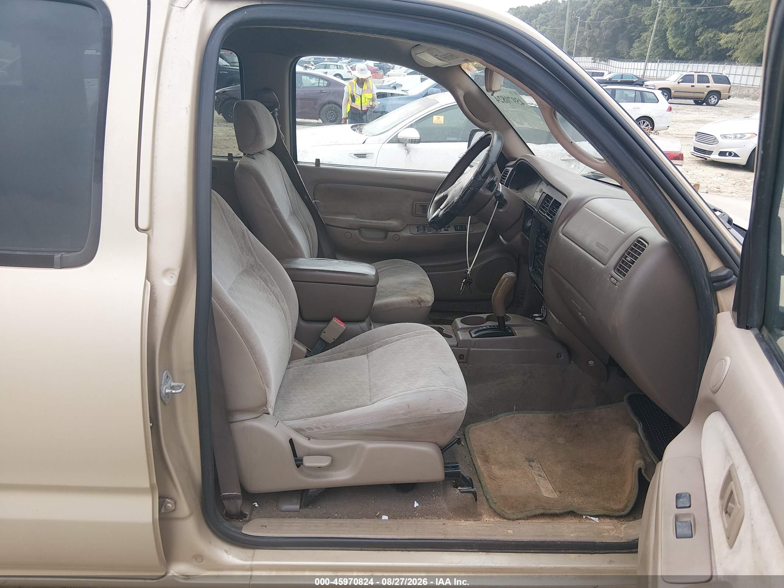 2002 Toyota Tacoma Prerunner V6 Gold vin: 5TEGN92N72Z076914