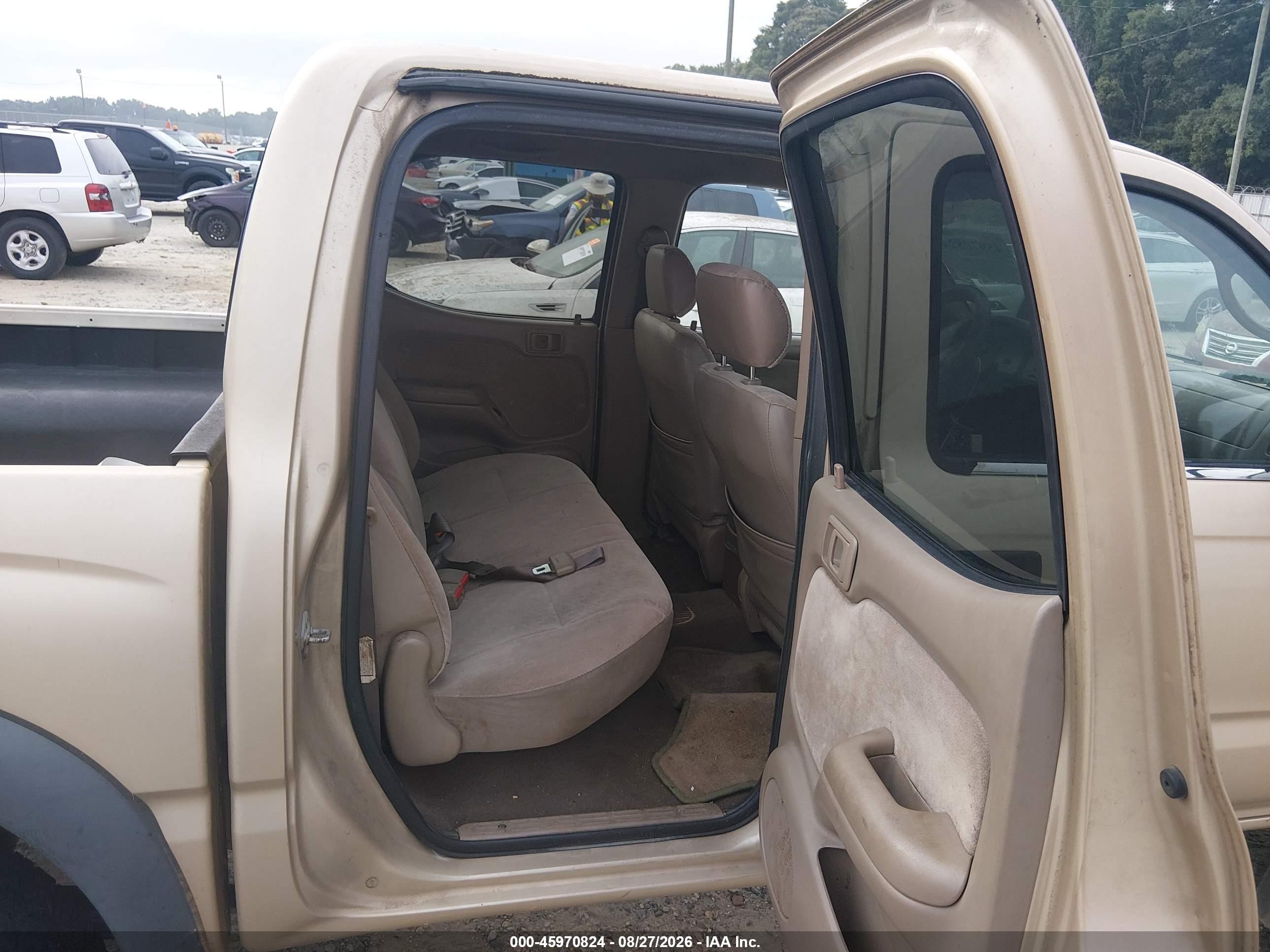 2002 Toyota Tacoma Prerunner V6 Gold vin: 5TEGN92N72Z076914