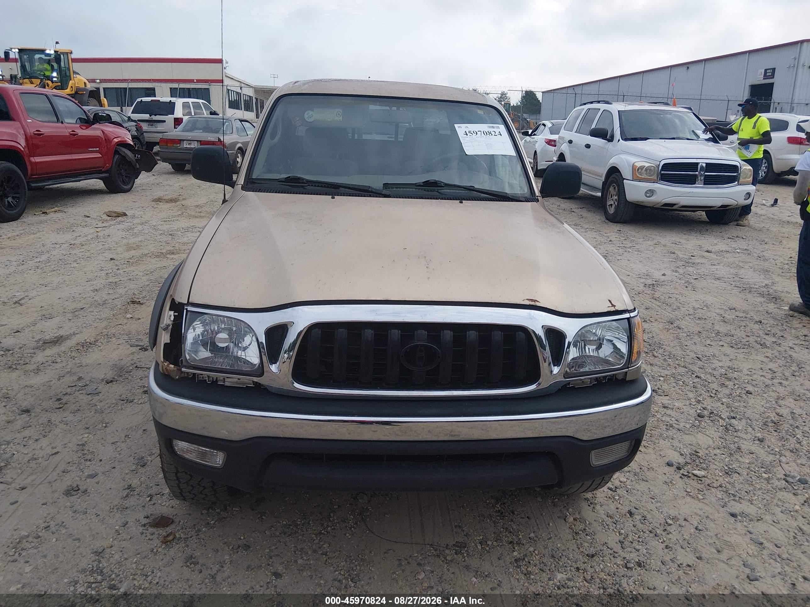 2002 Toyota Tacoma Prerunner V6 Gold vin: 5TEGN92N72Z076914