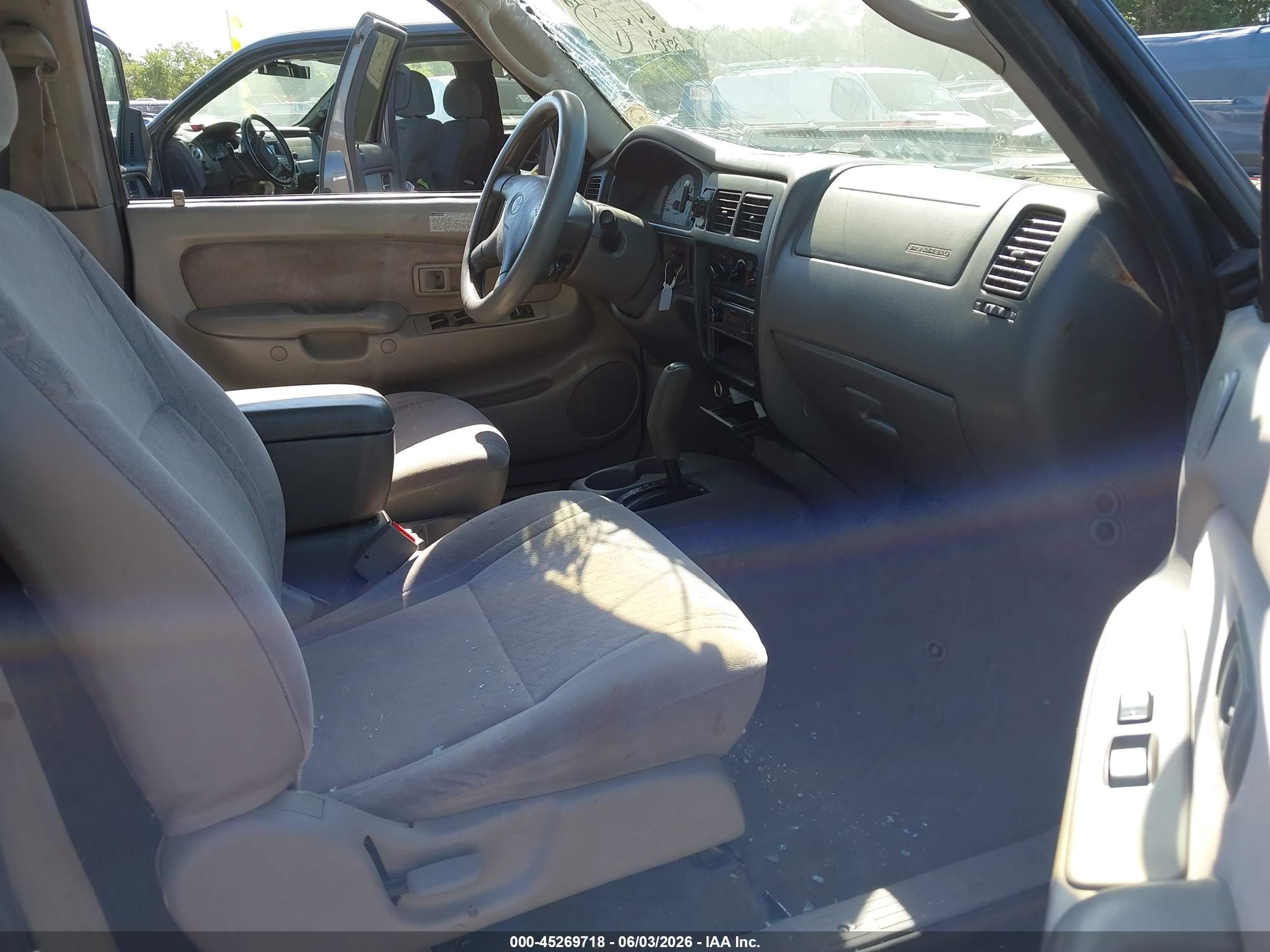 2002 Toyota Tacoma Prerunner V6 Black vin: 5TEGN92N72Z077822