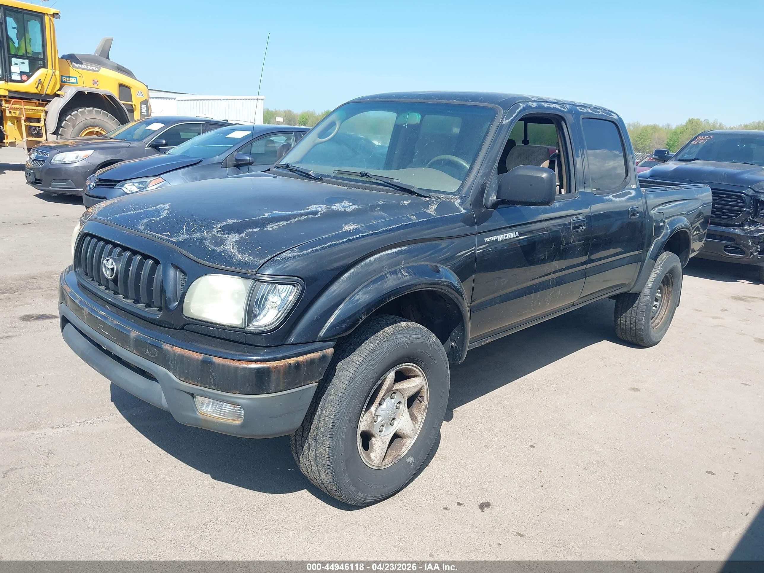 2003 Toyota Tacoma Prerunner V6 Black vin: 5TEGN92N73Z149099