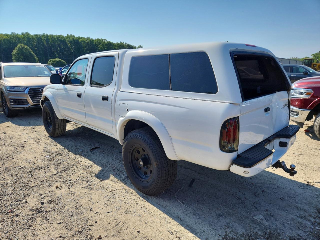 2003 Toyota Tacoma White vin: 5TEGN92N73Z266083