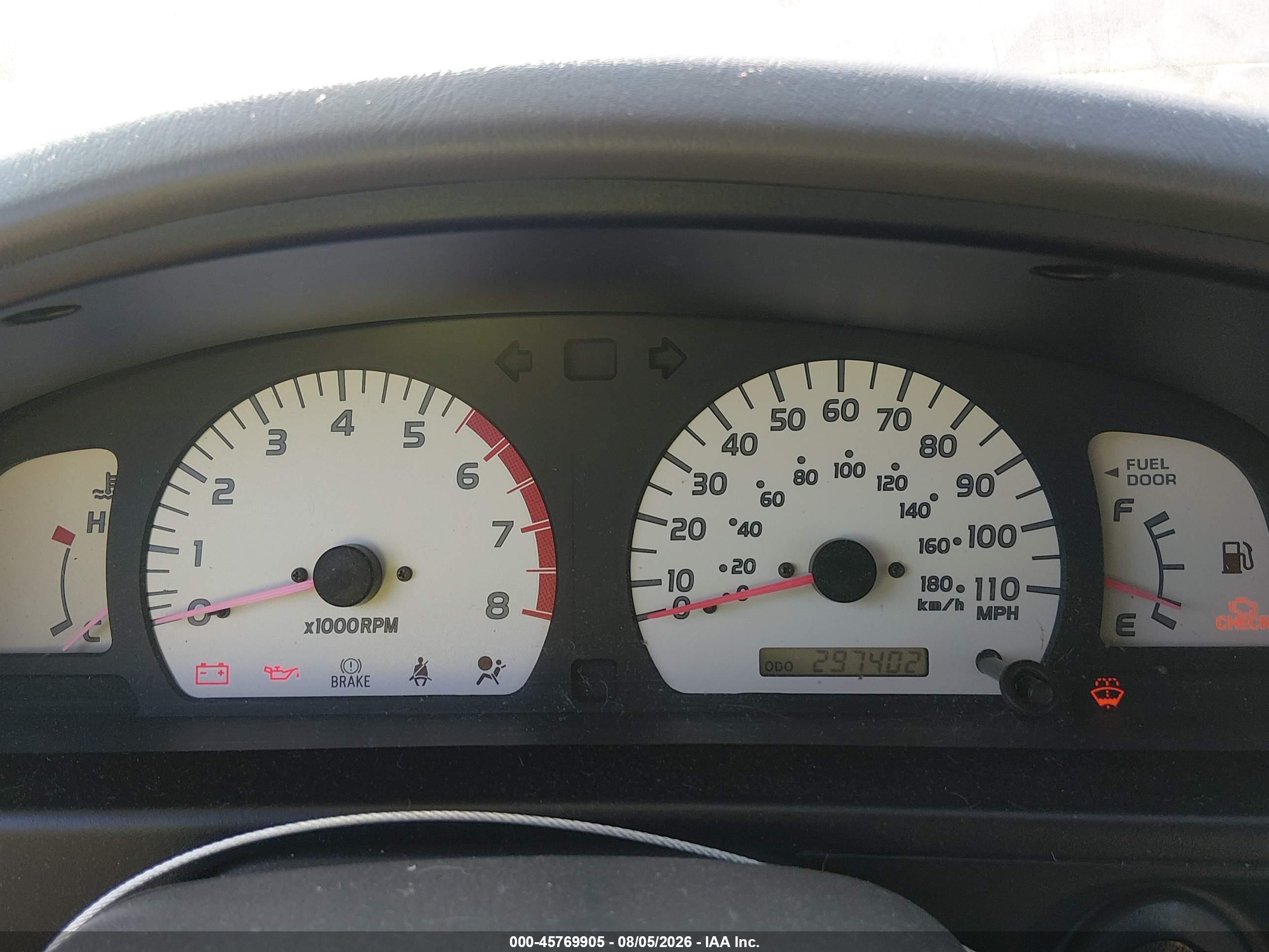 2004 Toyota Tacoma Prerunner V6 Silver vin: 5TEGN92N74Z394227